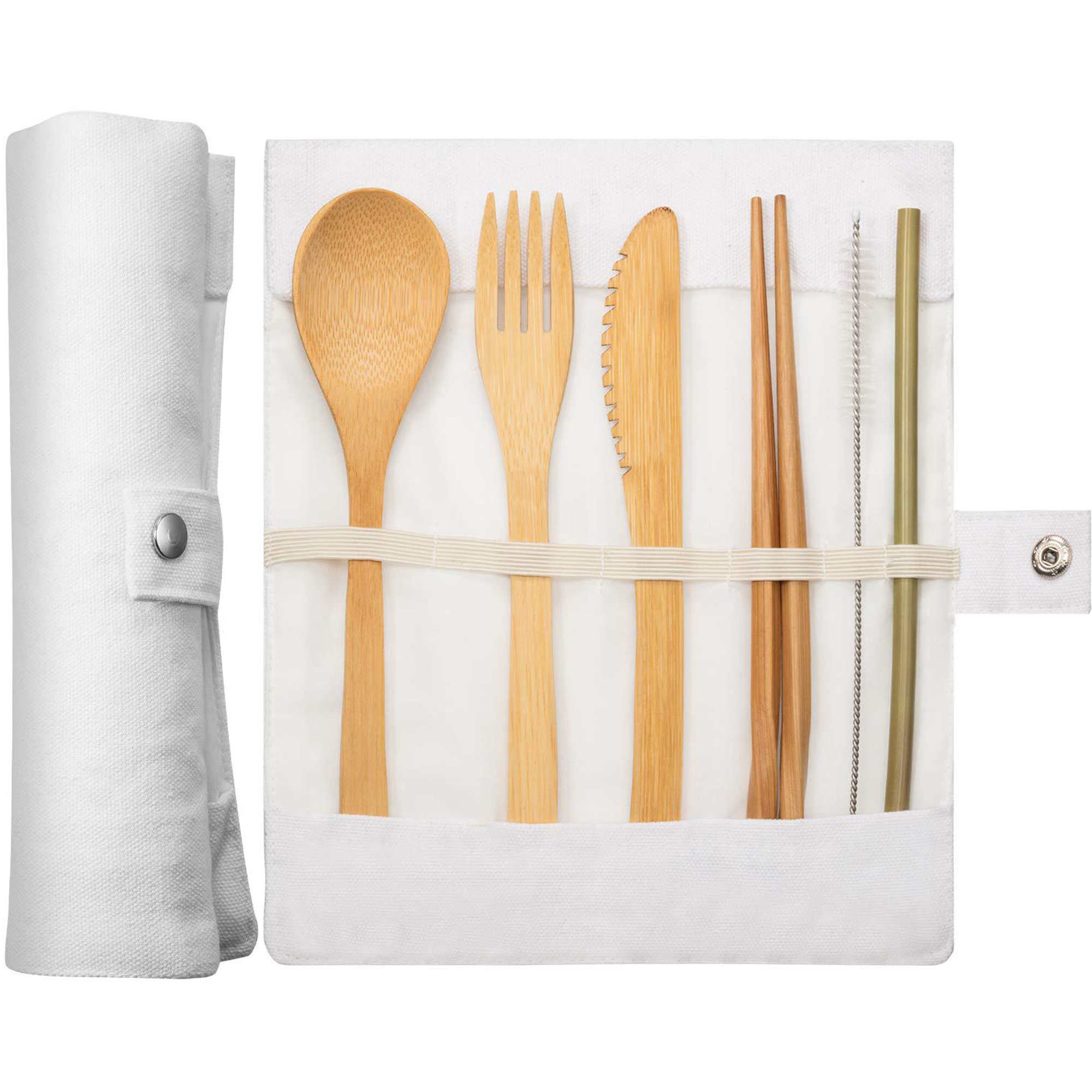Customizable Bamboo Cutlery Kit 5