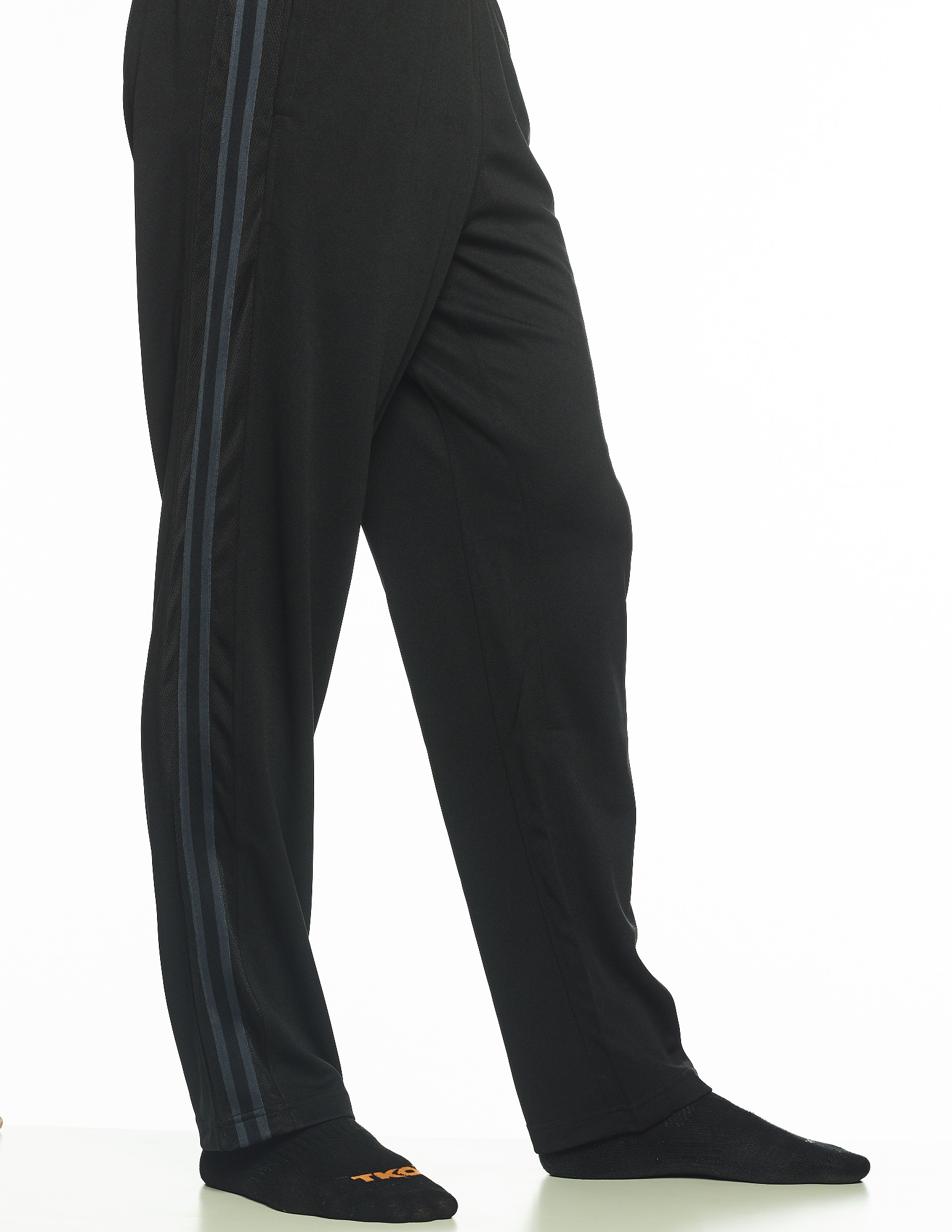 Unisex Black Hawk Medium Weight Fine Gauge Jersey Knit Warm-Up Pants 3