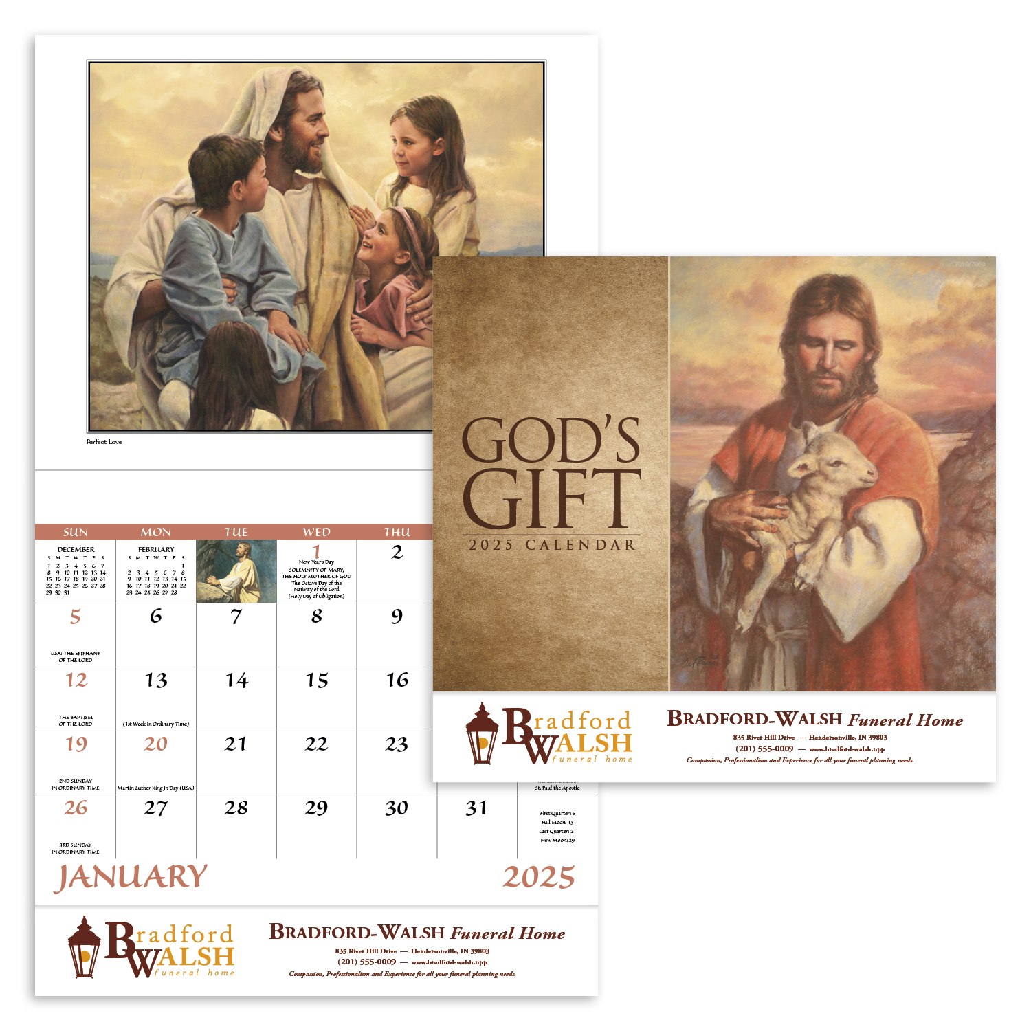 Good Value™ God's Gift - Stapled Calendar 42