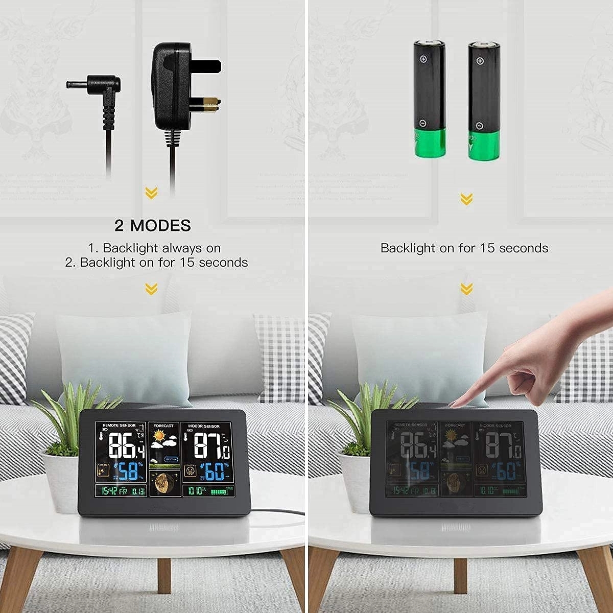 Digital Weather Station with Outdoor Senser 5