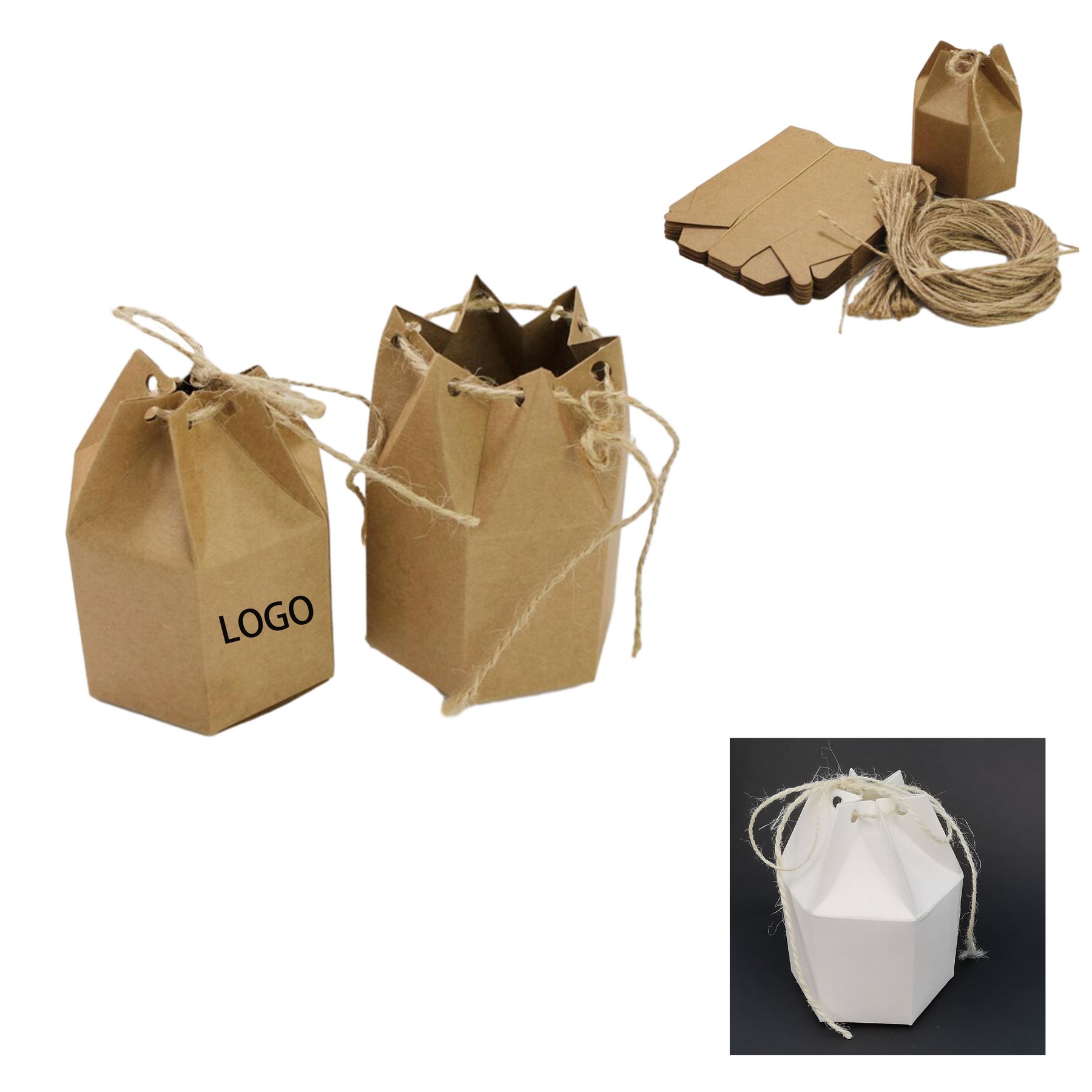Kraft Paper Candy Box
