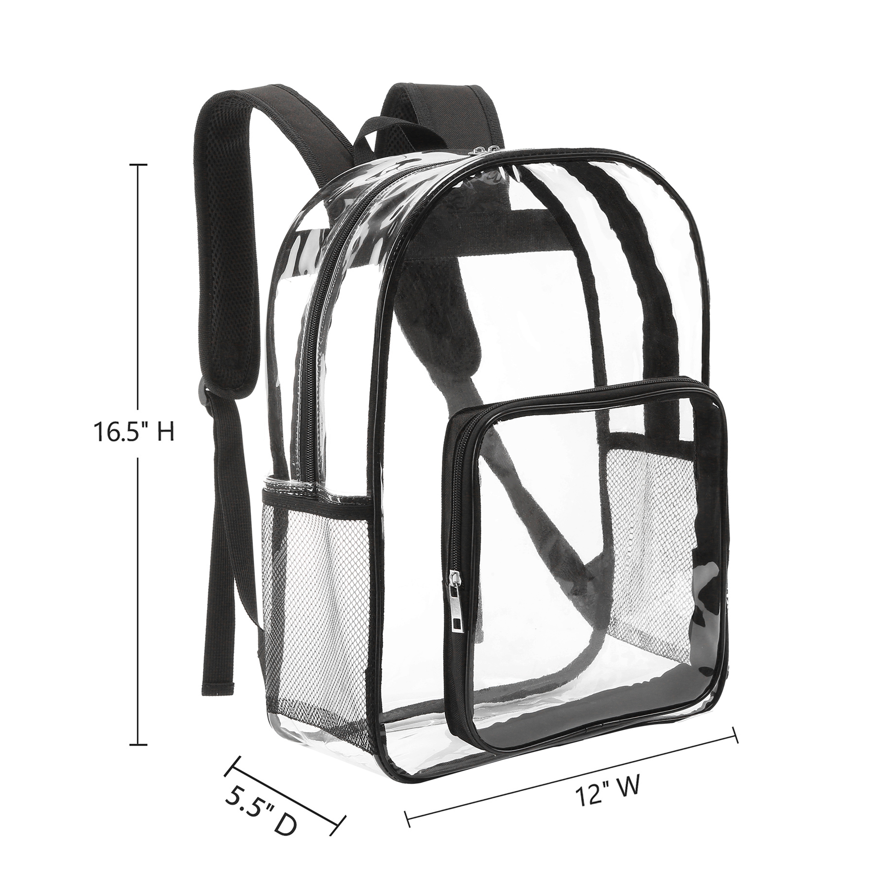 Heavy Duty Clear Security School Backpack 6