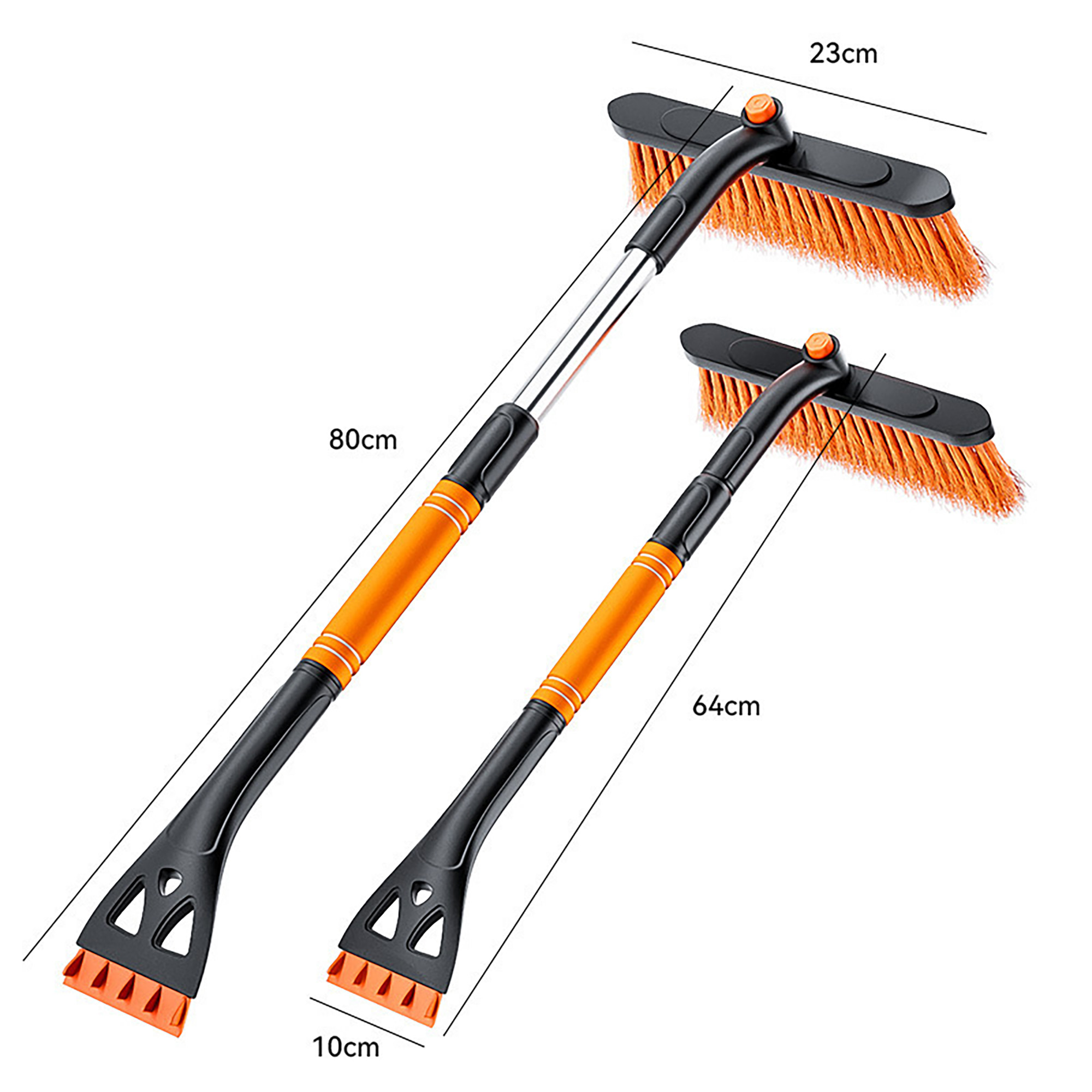 Telescopic Snow Brush and Ice Scraper for Cars 5