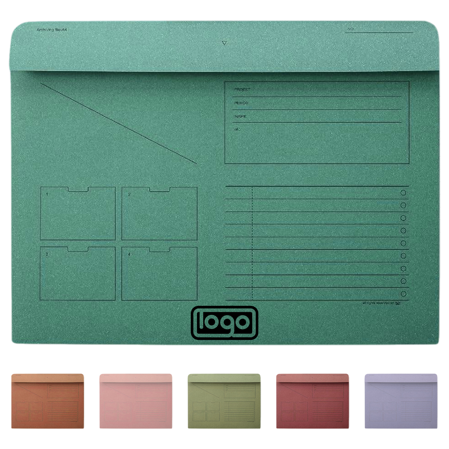 A4 Paper Pocket File Folder 9