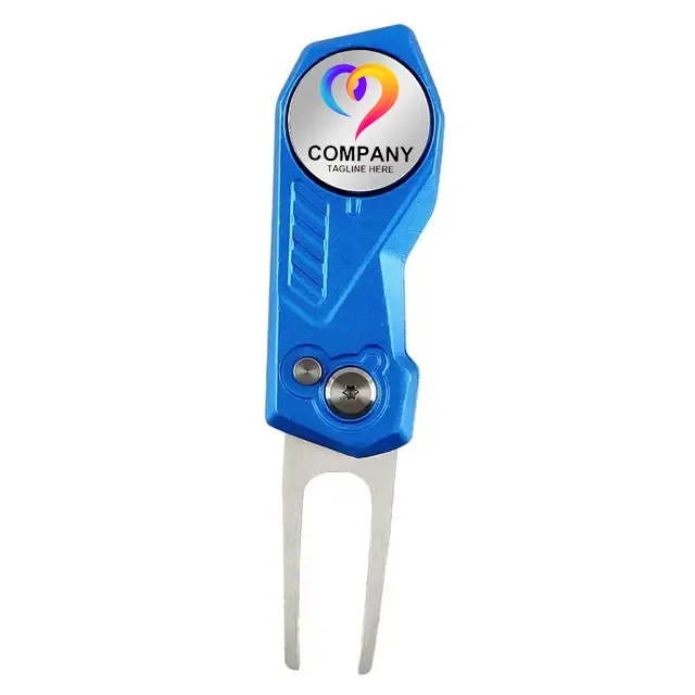 Foldable Metal Divot Tool with Ball Marker 10