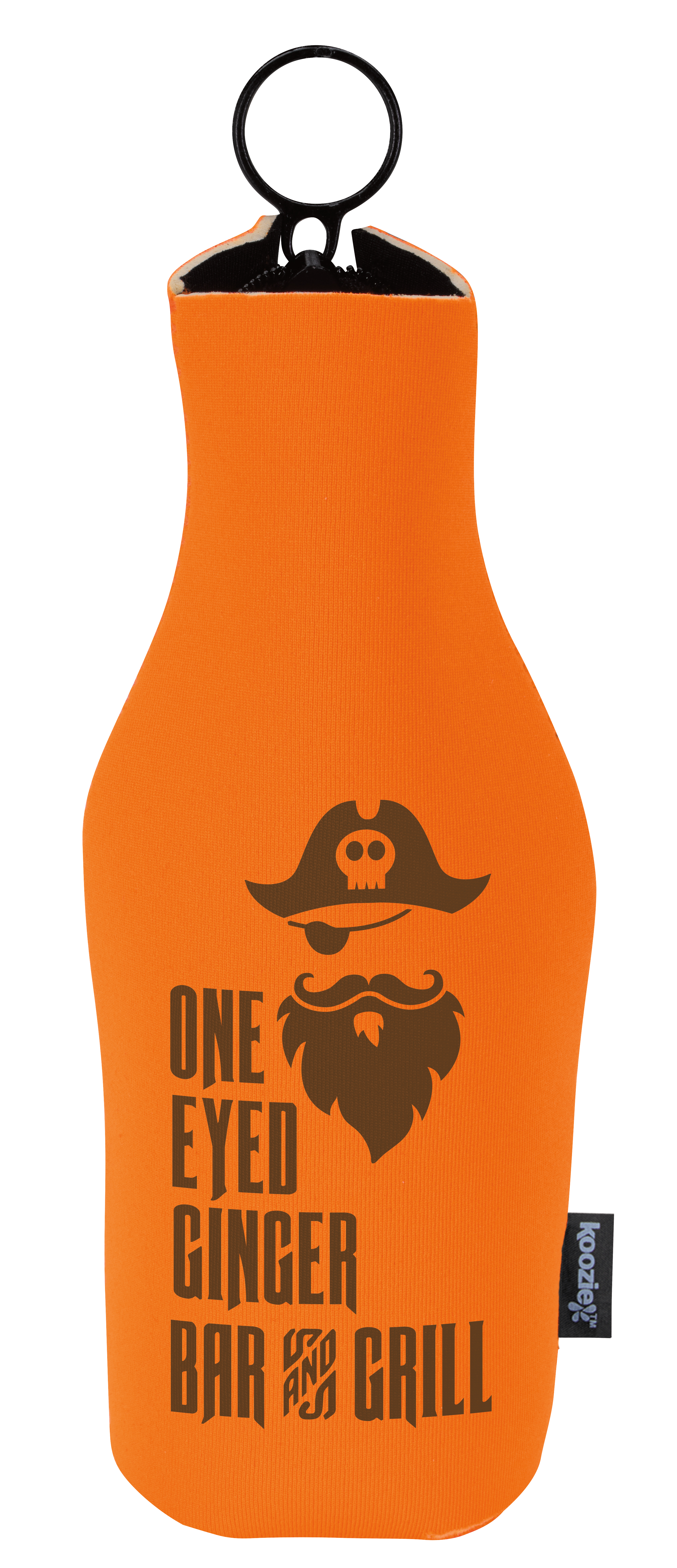 Koozie® Neoprene Zip-Up Bottle Cooler 6