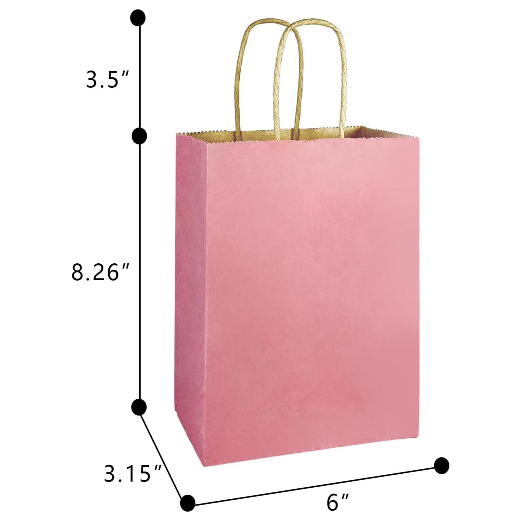 Colorful Kraft Gift Bags with Handles for Gifting 3