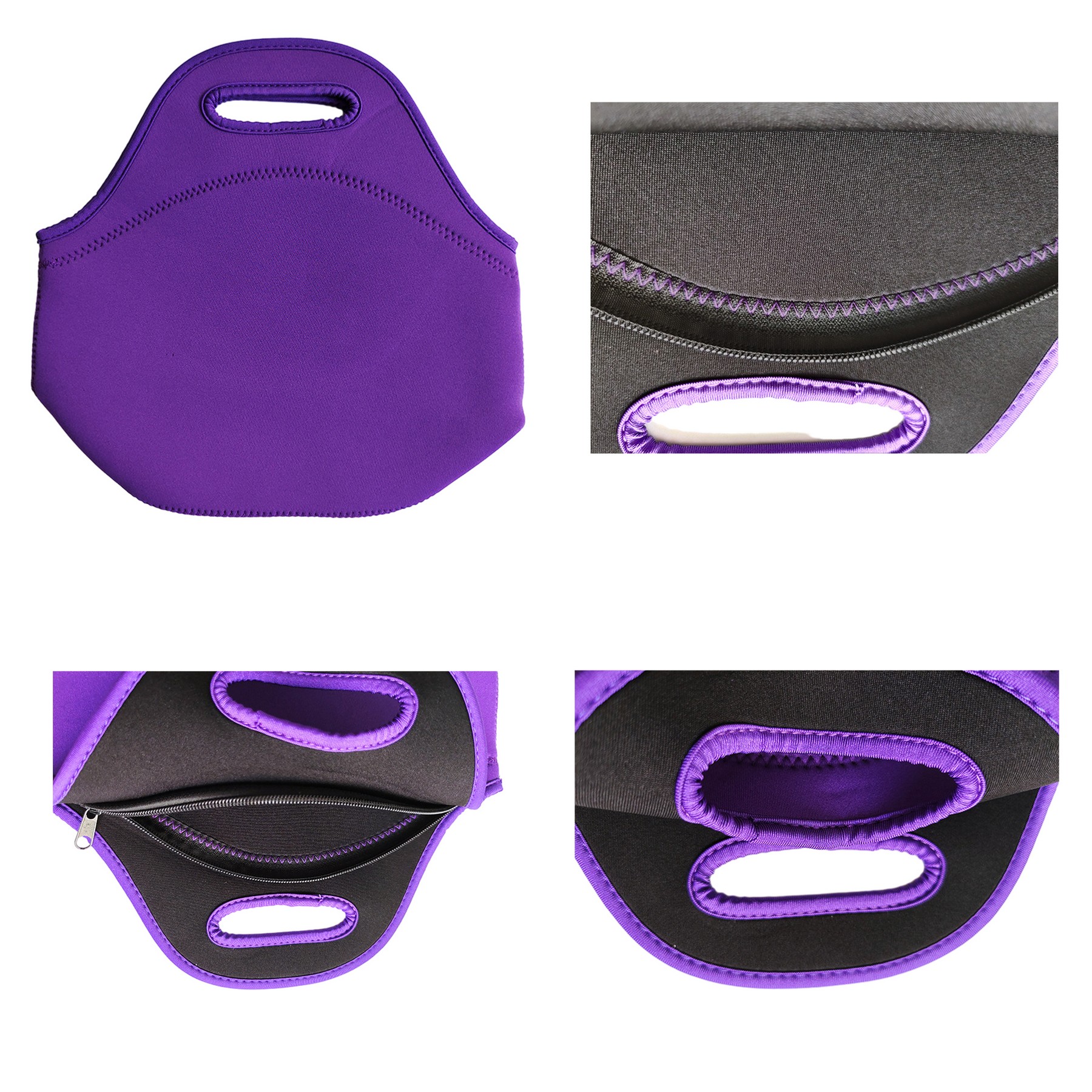 Insulated Thermal Lunch Bag with Zipper 2