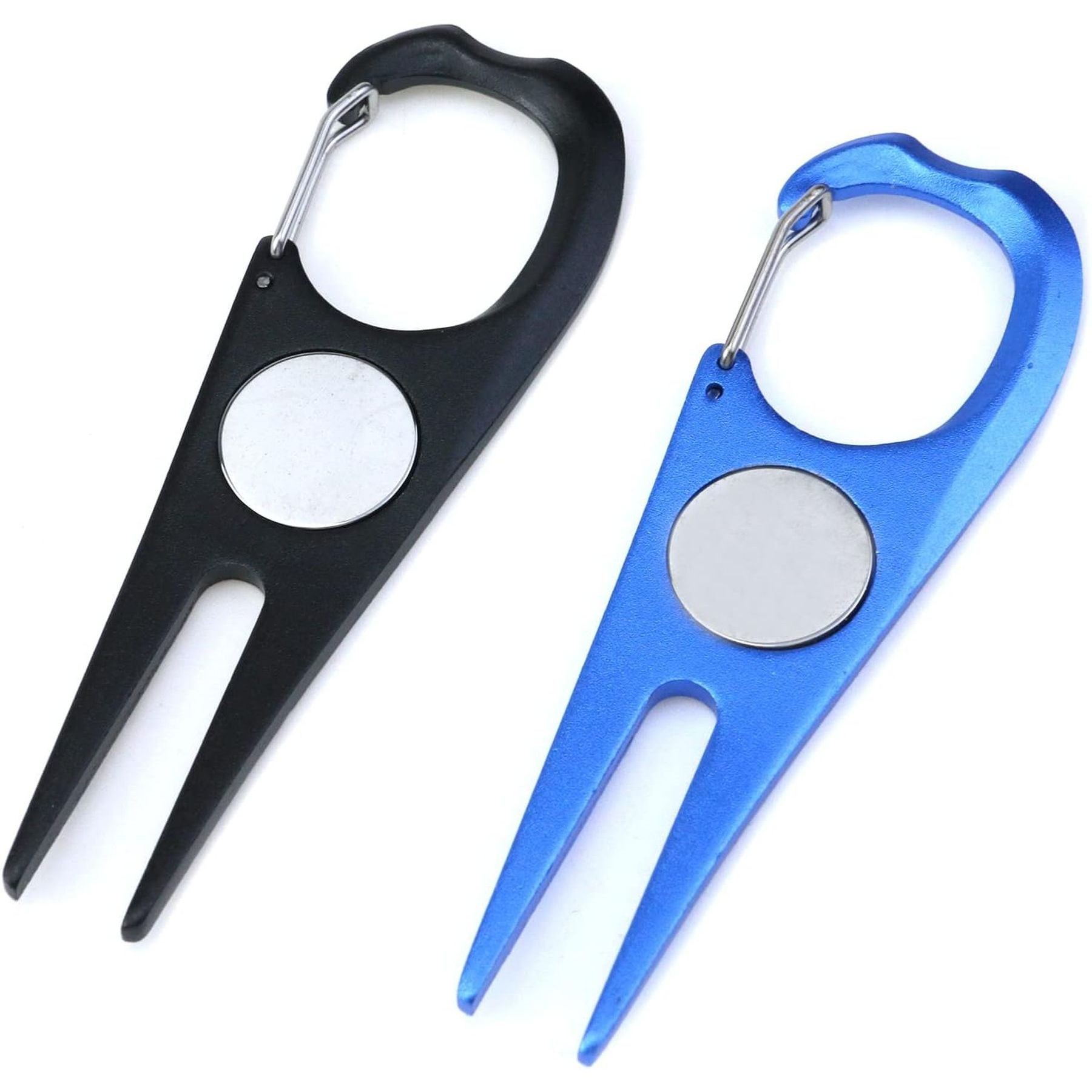 Aluminum Golf Green Fork Golf Ball Club Divot Repair Tool 12