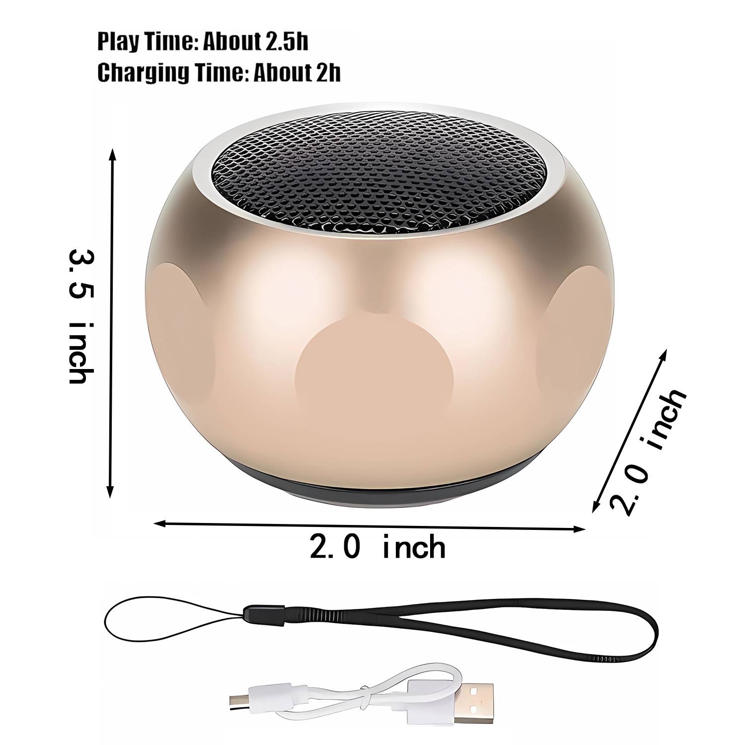 Portable Bluetooth Cute Tiny Wireless Speaker 5