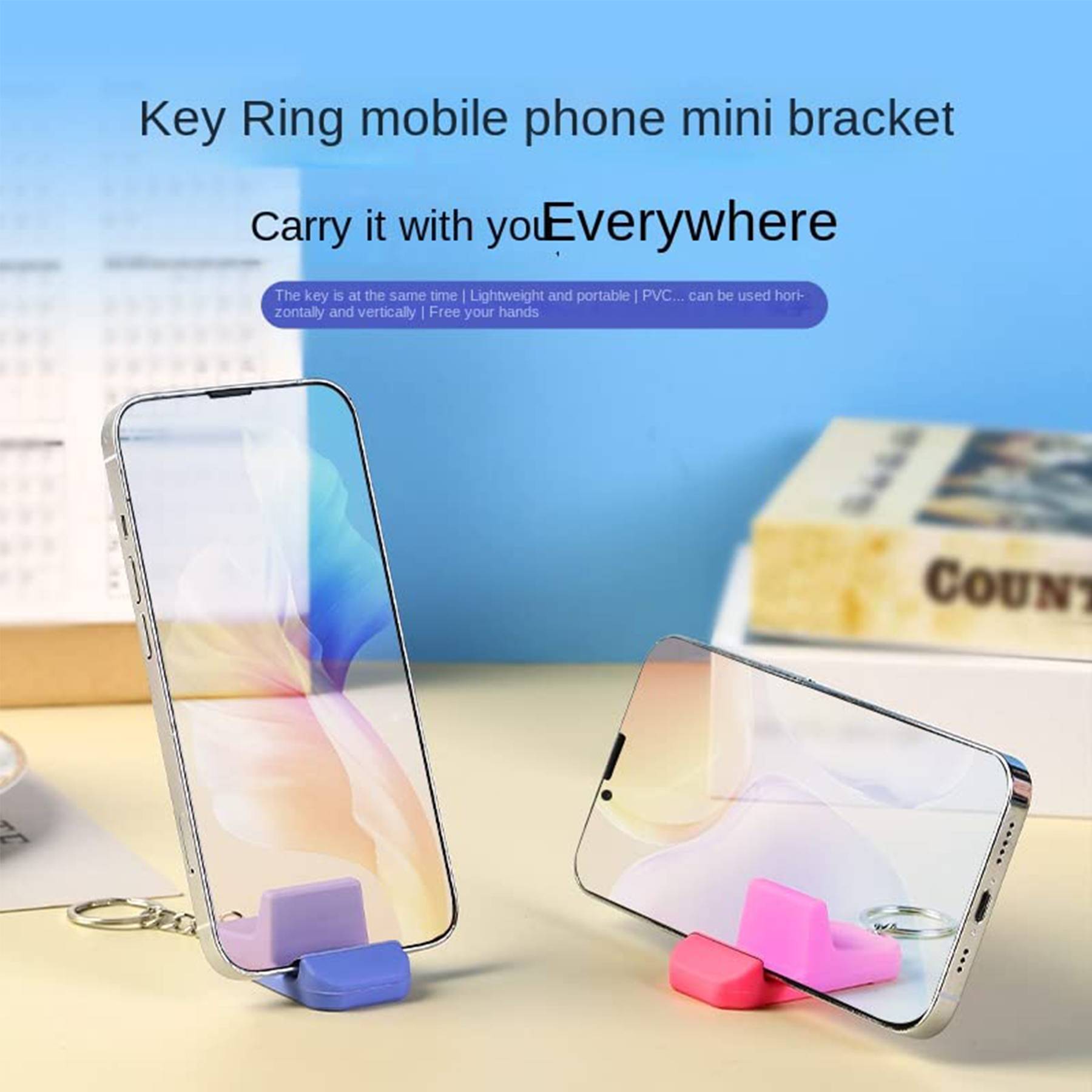 Mini Shape Cell Phone Stand Foldable Universal 3