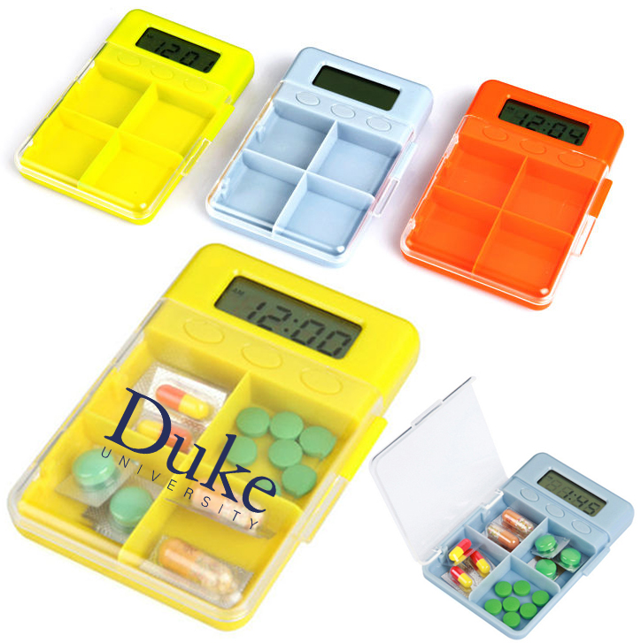 4 Compartment Digital Electronic Timer Pill Box 6