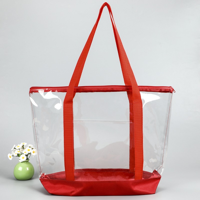 Imprinted Clear Casual Tote Bags 2