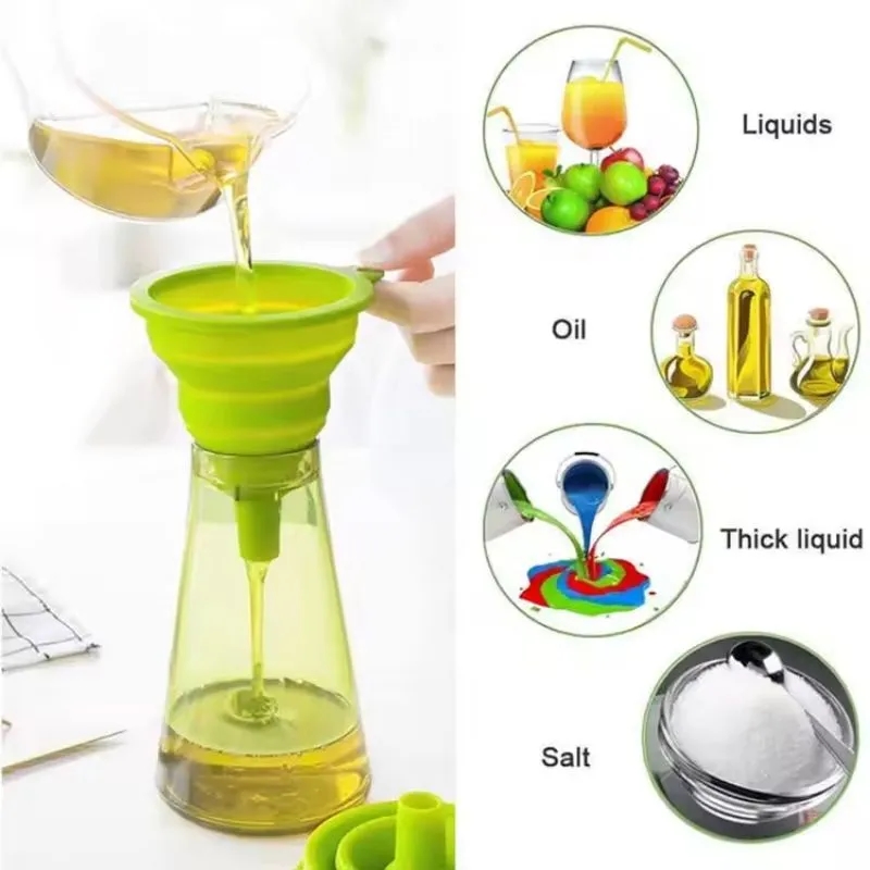 Folding Silicone Funnel 9