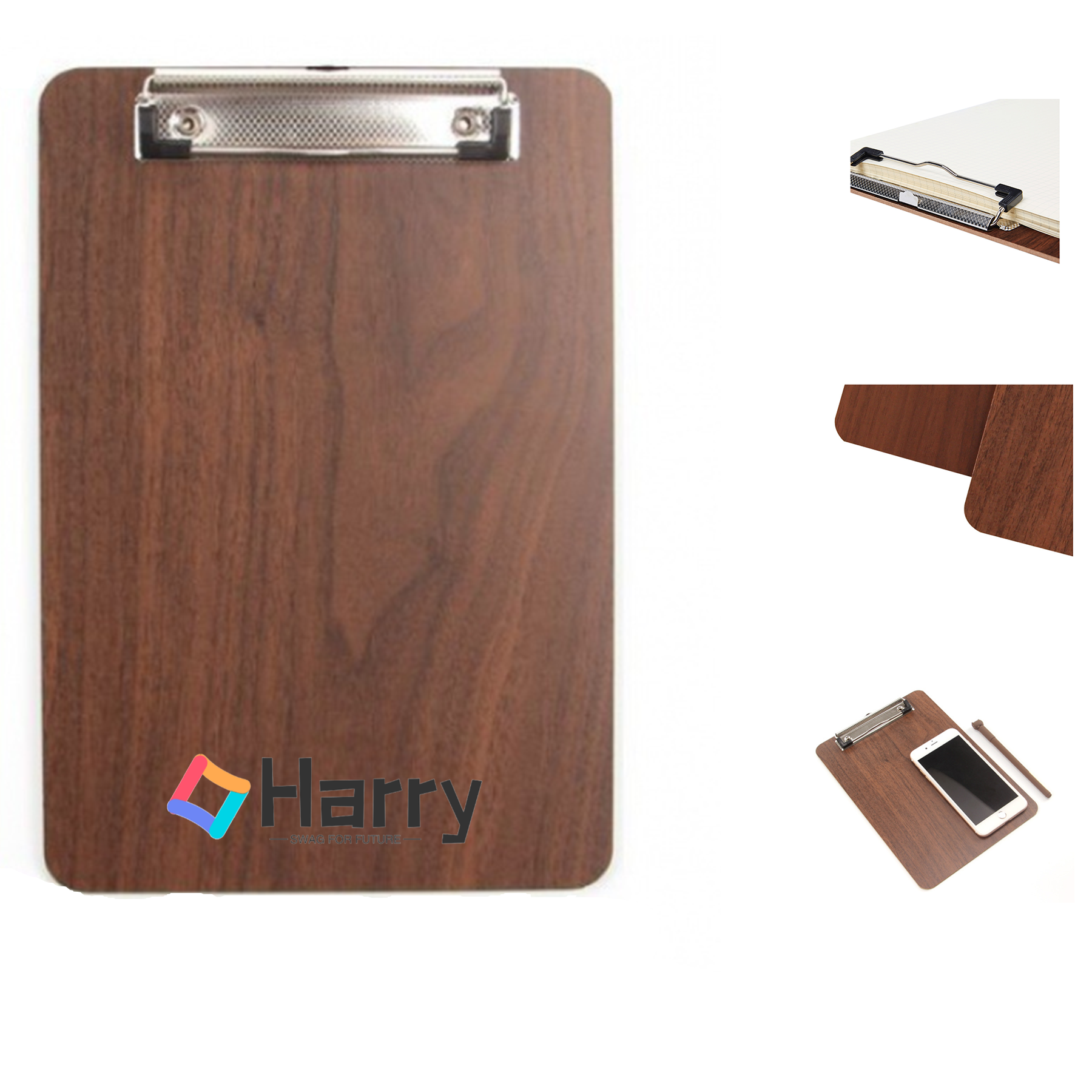 Wooden Clipboard with Clip 1