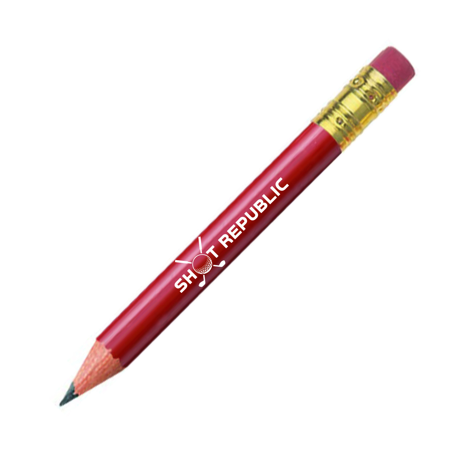 Golf Pencil (Round) with Eraser 1