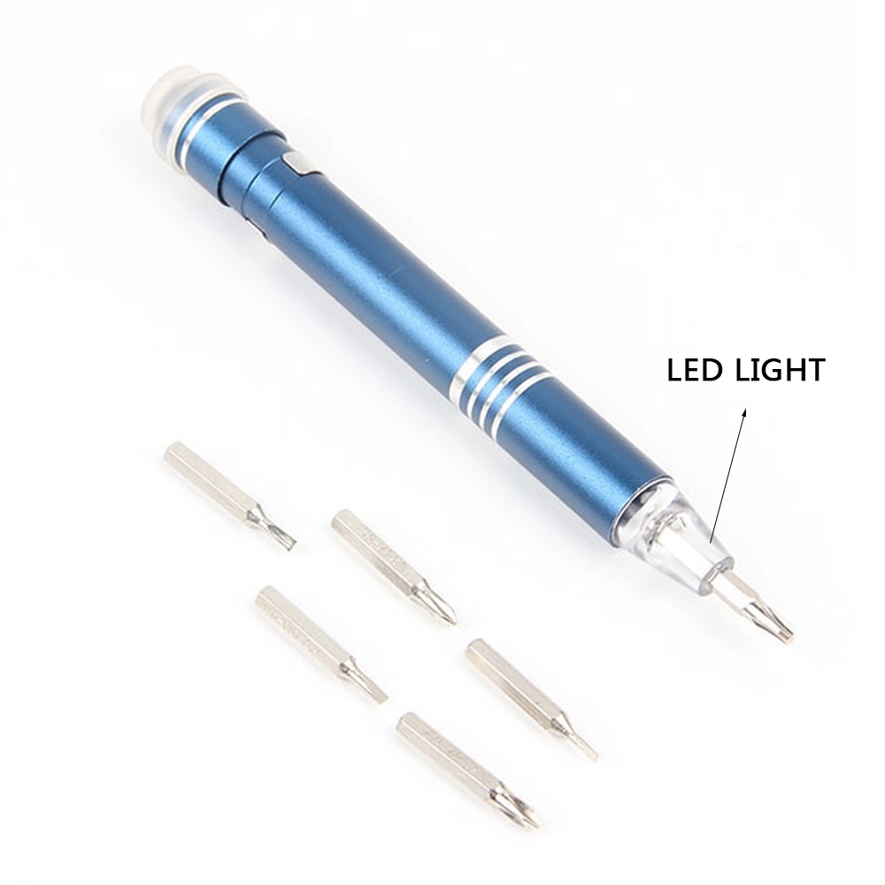 Aluminum Multi-Tool Pocket Screwdriver Flashlight 3