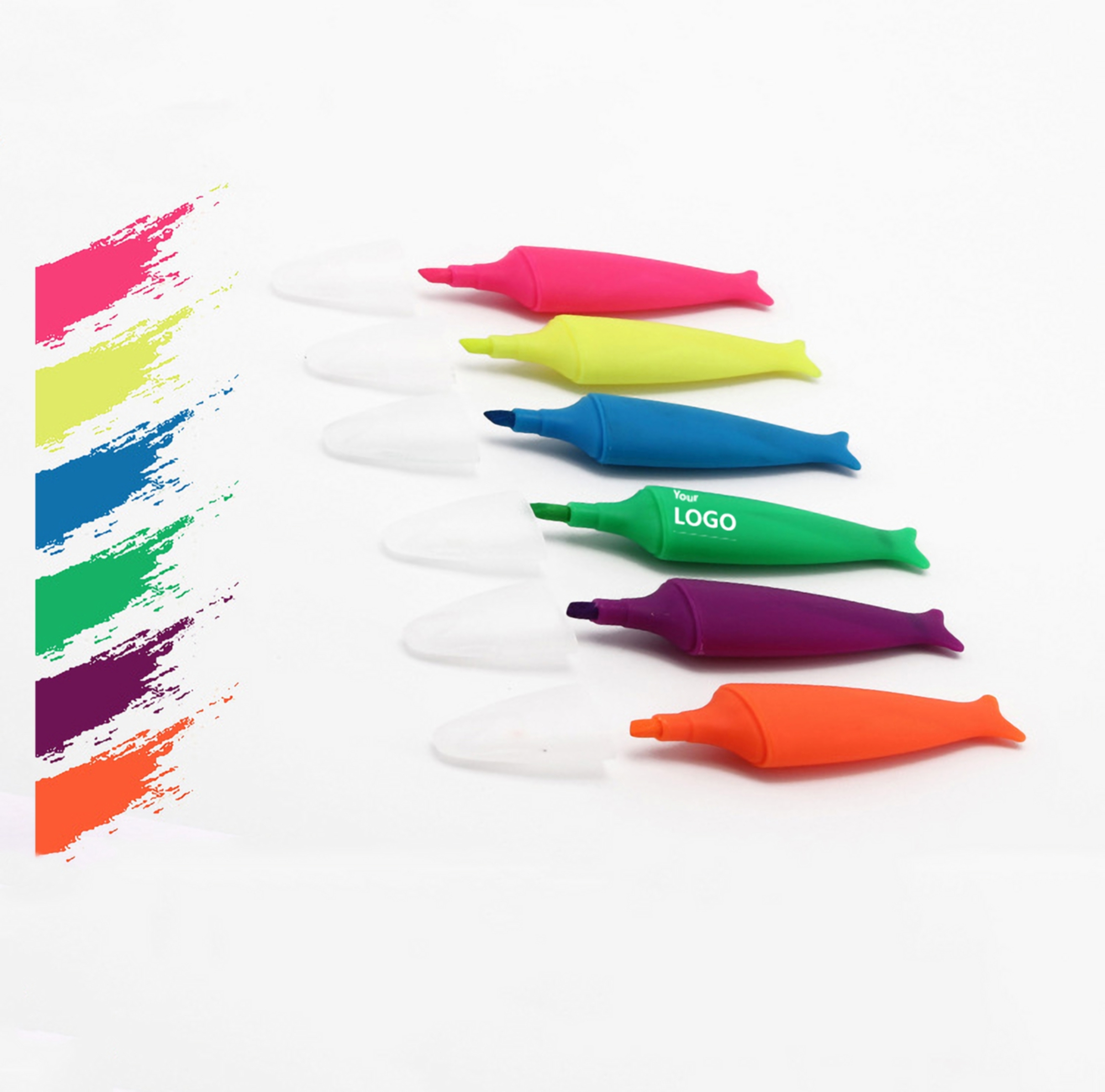 Fish-Shaped Plastic Highlighter Pen 5