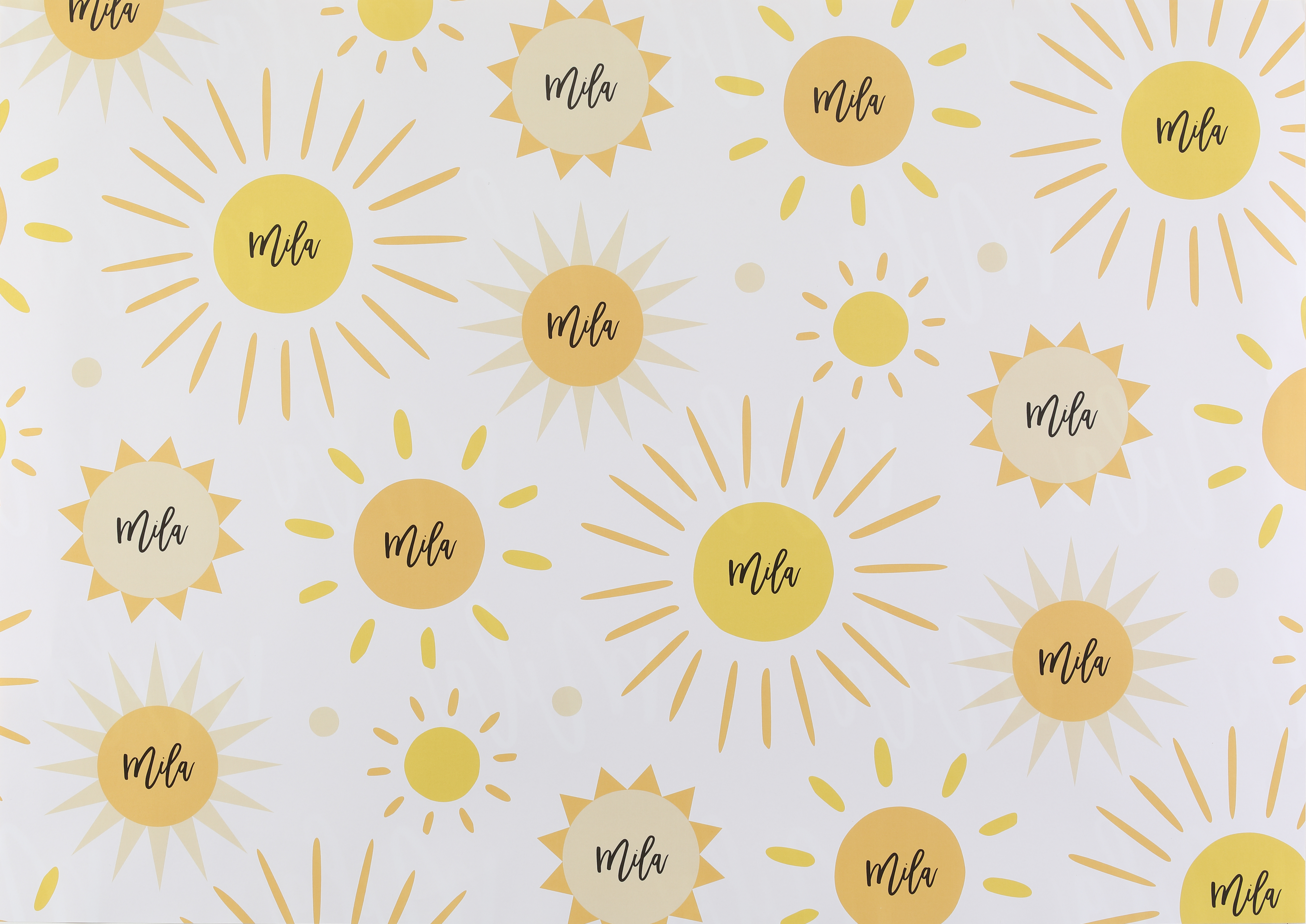 Sunshine Reversible Wrapping Paper (28"x20") 4