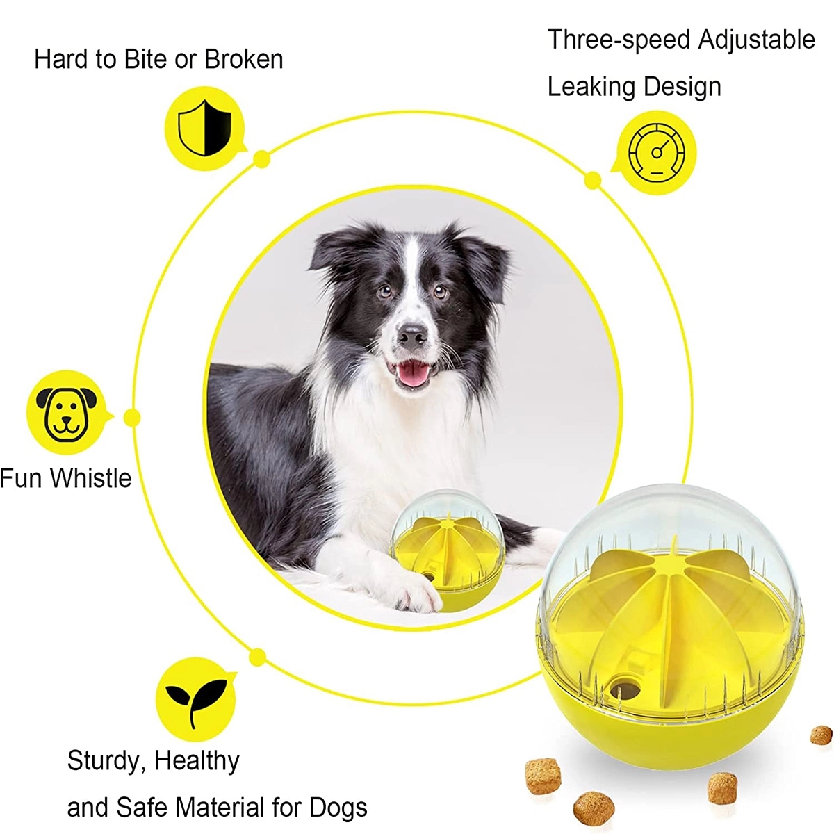 Dog Treat Dispensing Feeder Toy 6