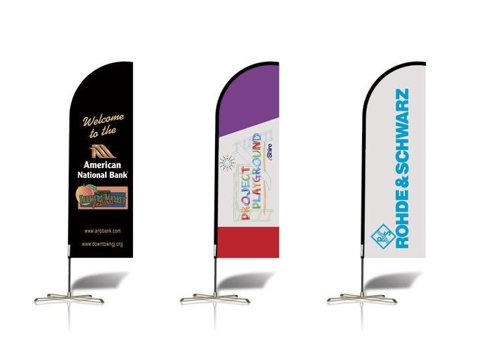 Flex Banner™ Economy Banner Kit - Double-Sided,7' flag banner 2