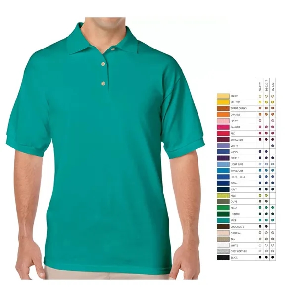 Men's Short Sleeve Egyptian Cotton Pique Polo 5