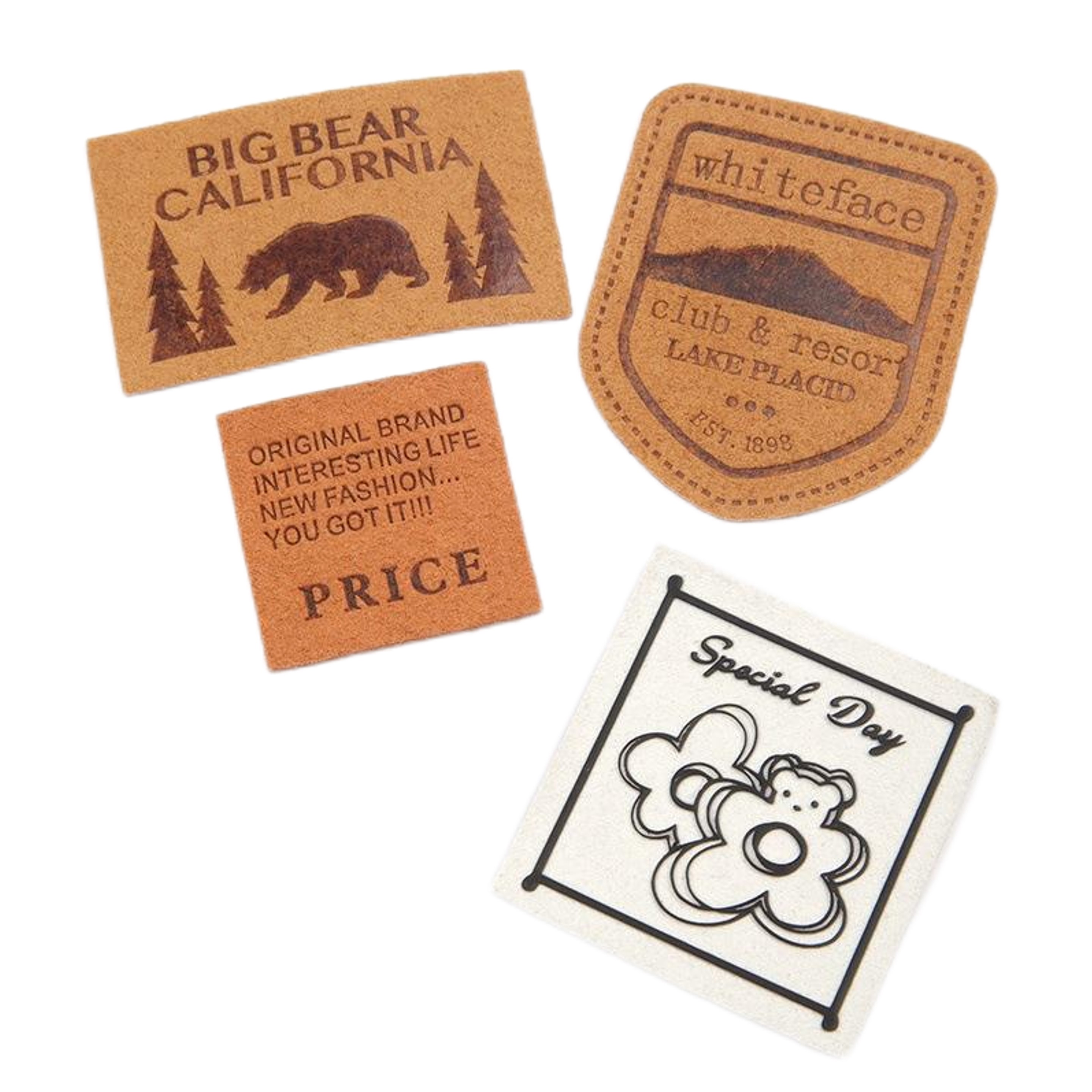 Custom Faux Leather Patch 2" 8