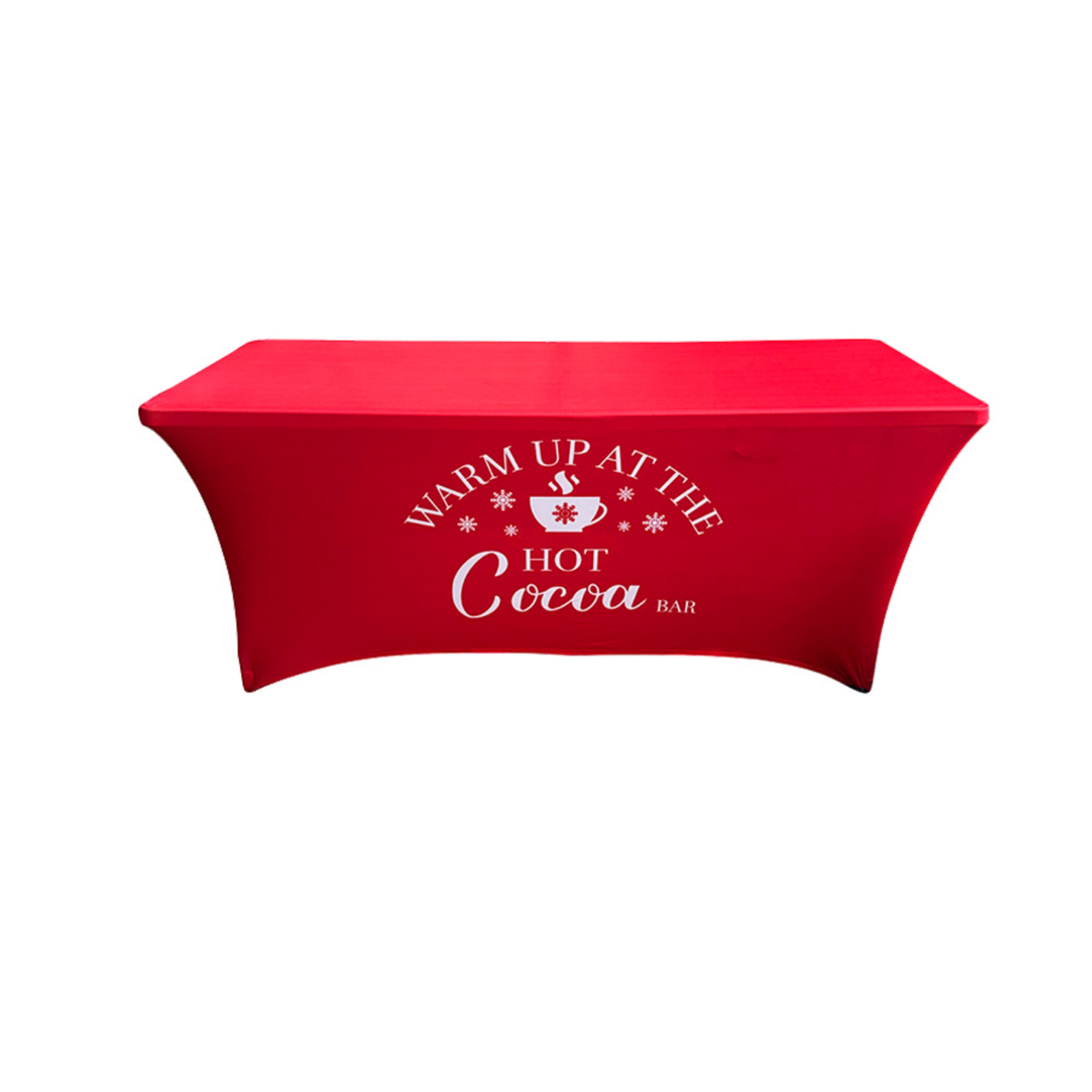 6' Open Back Full Color Stretch Table Cover 4