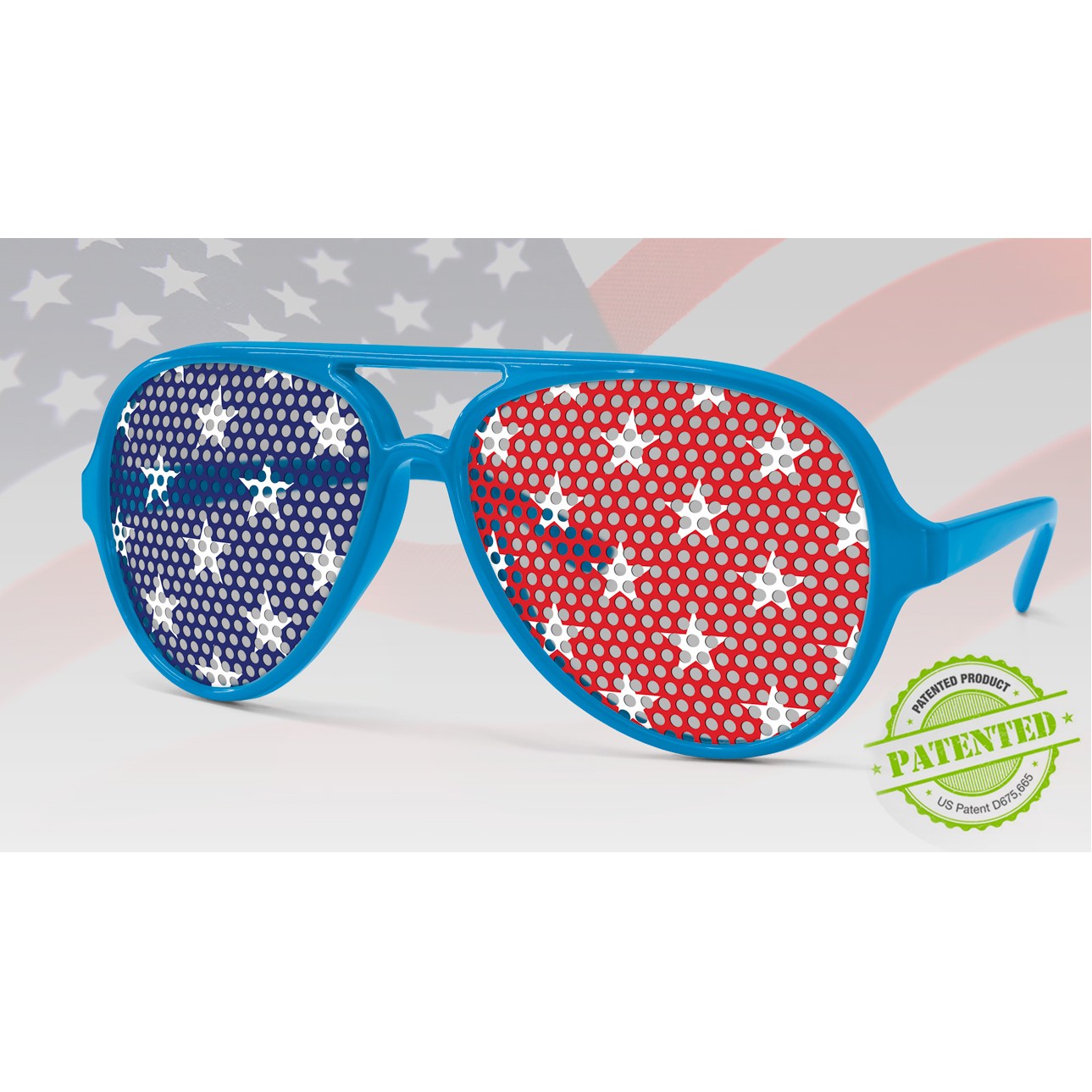 Aviator Sport Patriotic Sunglasses 17