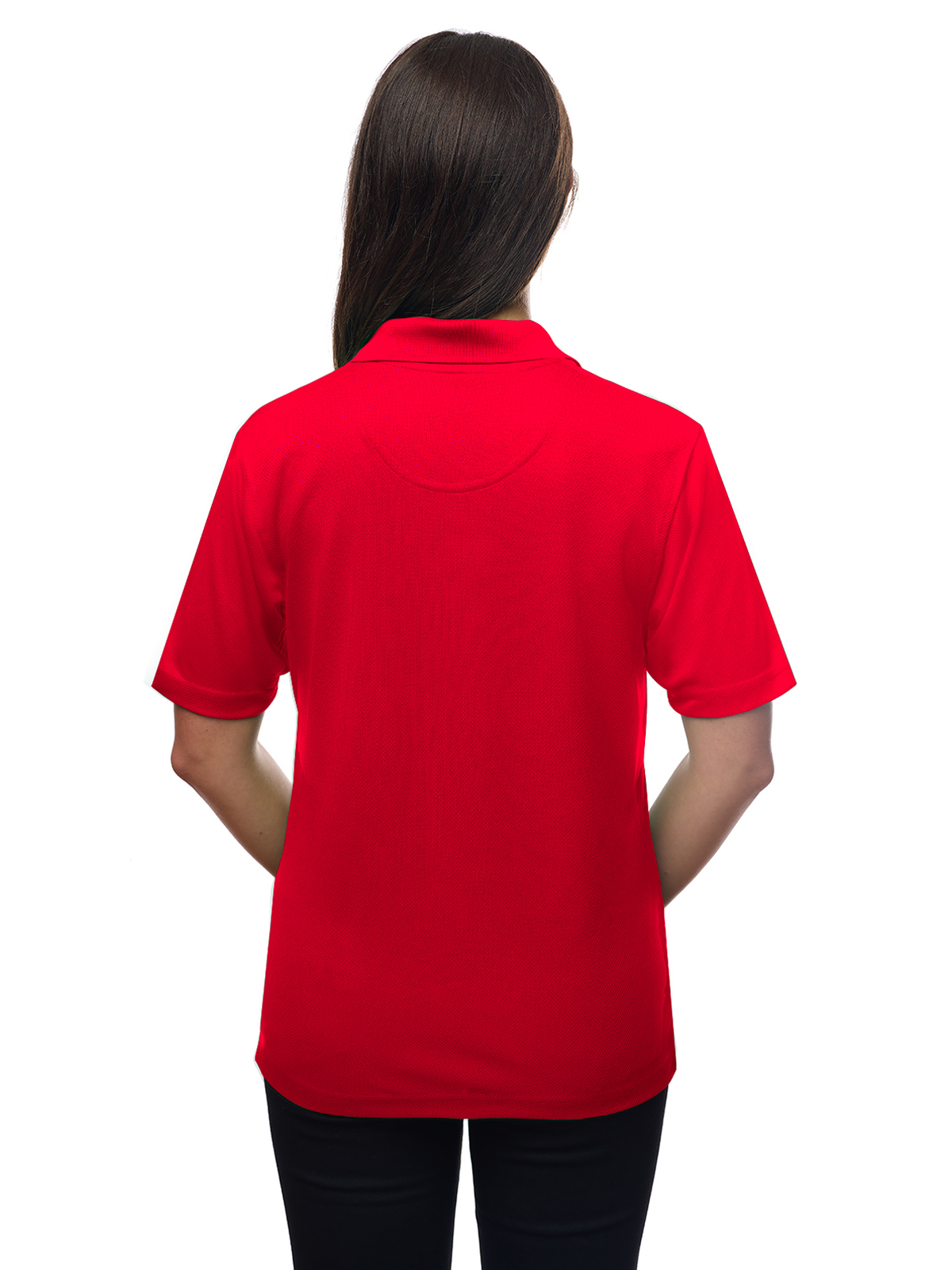 Blue Generation - Women's Pocketless Wicking V-Neck Polo 28