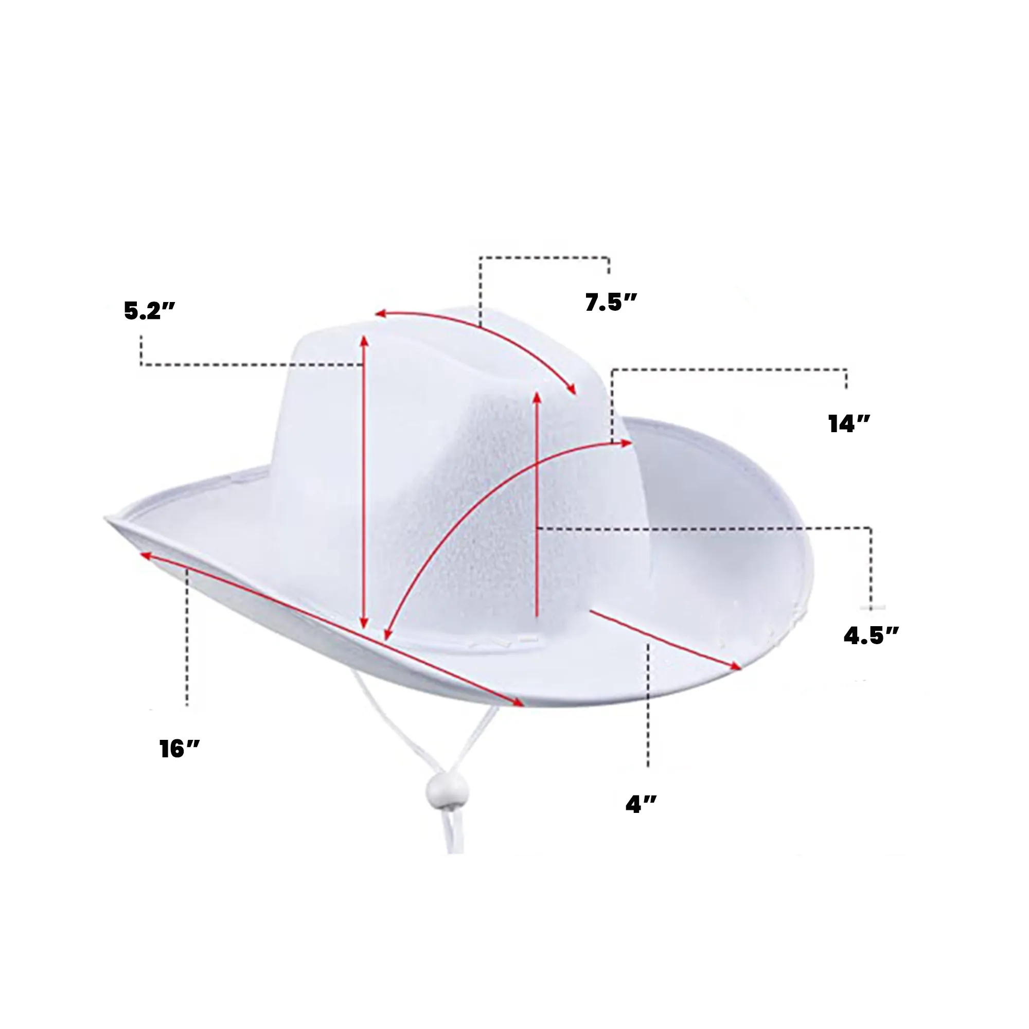 Cowboy Hat with Brim 10