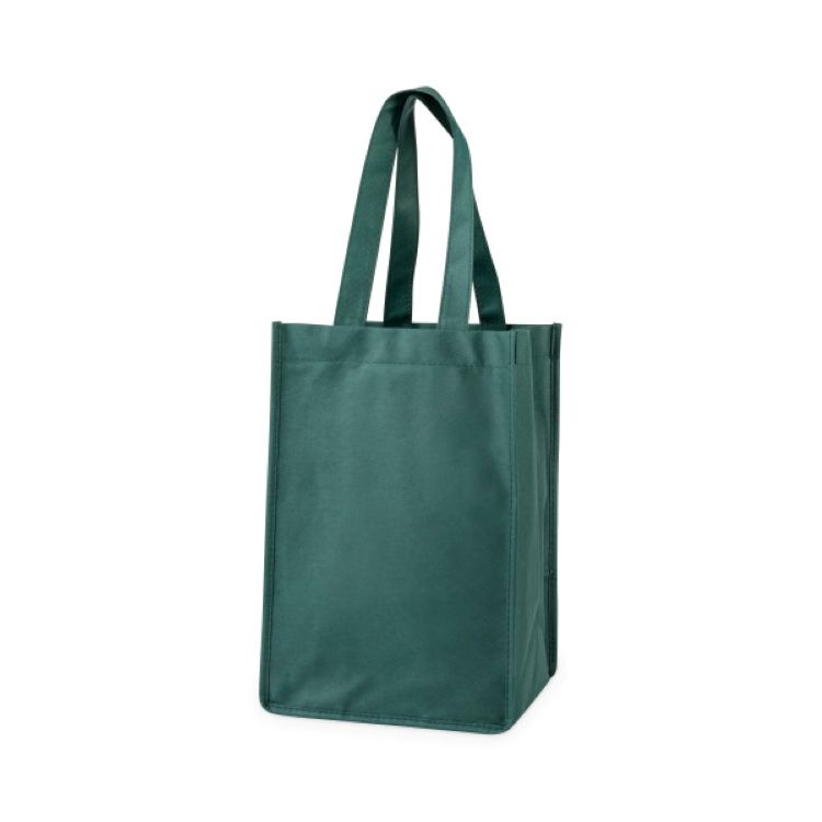 True® 4 Bottle Non-Woven Wine Tote 1