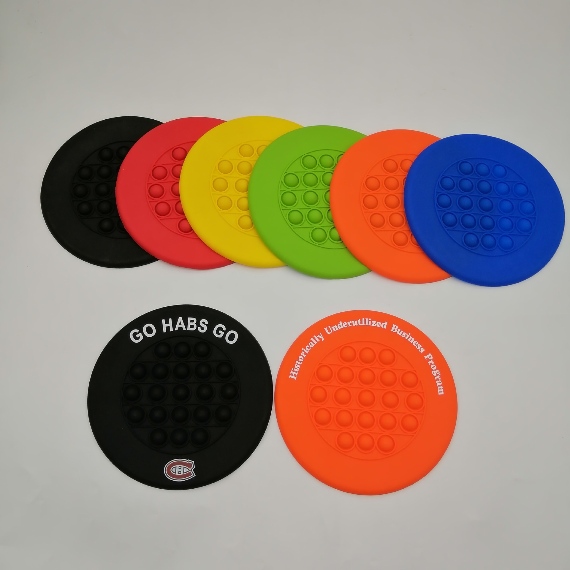 Push Pop it Silicone Dog Flying Disc for Small Medium Puppy Dogs 5