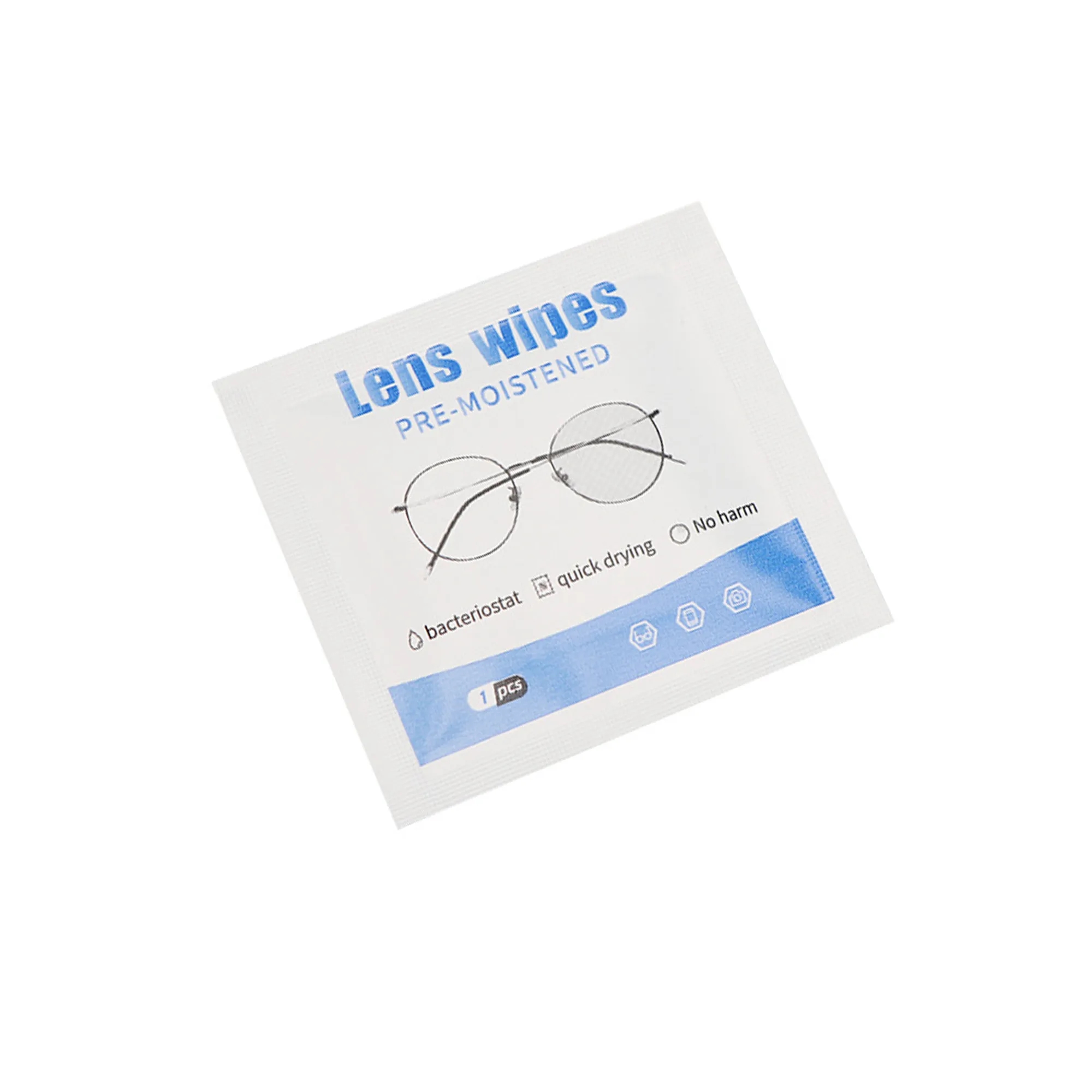 Disposable Individually Packaged Eyeglass Wipes