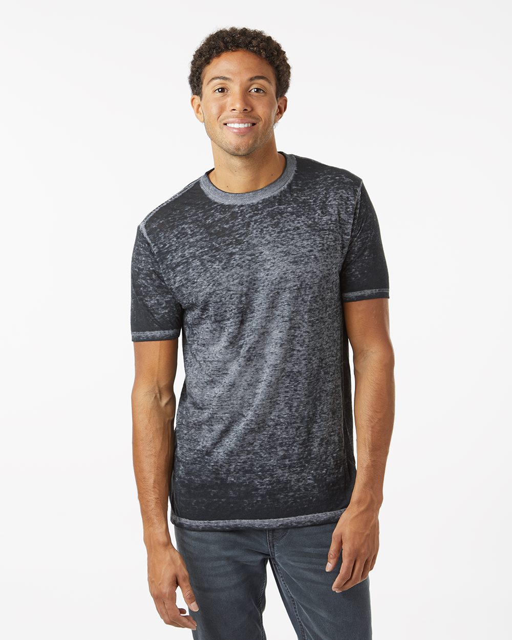 Unisex Acid Wash Burnout T-Shirt - 1350 35