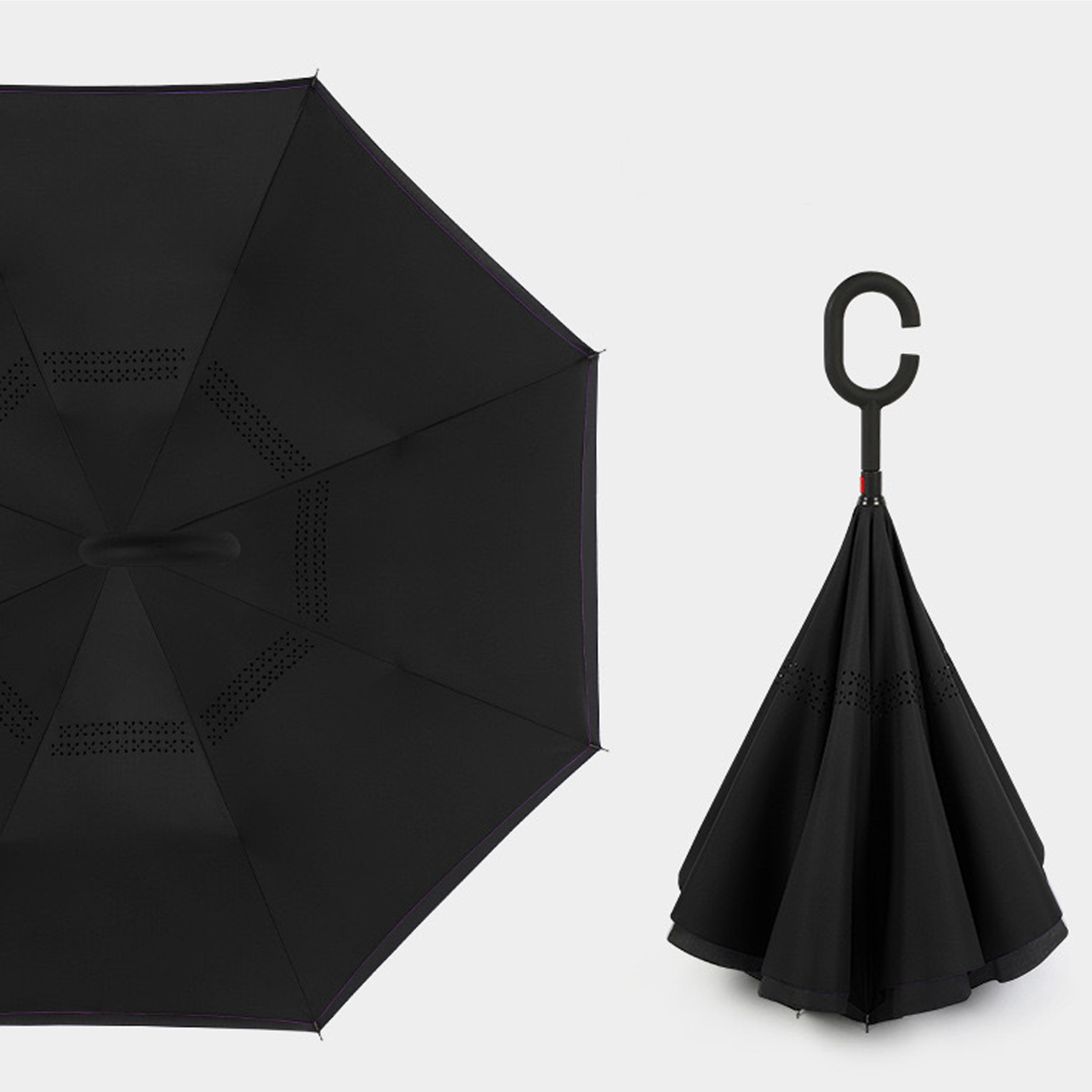 Inverted Long Handle Umbrella 50MOQ 2