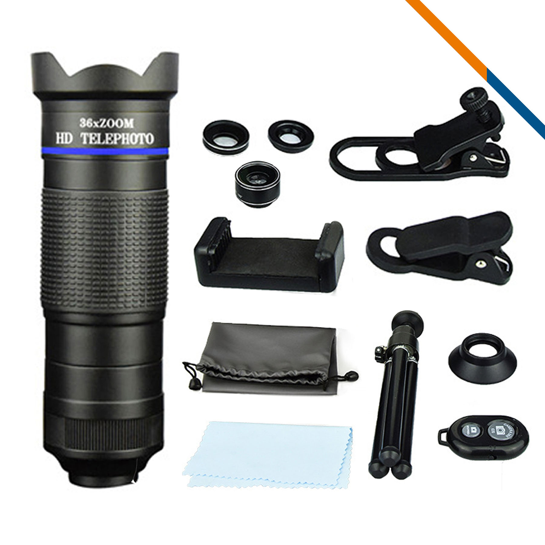 FarSight 36X Retractable Zoom Phone Lens Kit 10