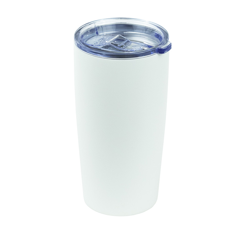"COLUMBIA" 20 oz Powder Coated Double Wall Insulated Stainless Steel Tumbler 3