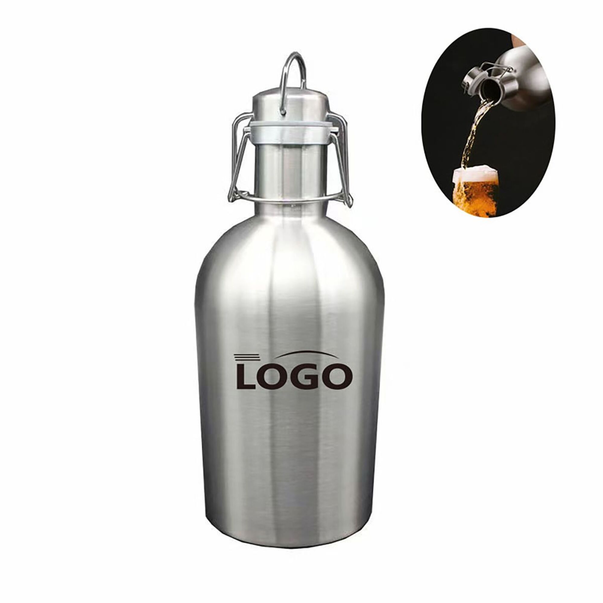 Stainless Steel Insulated Growler Bottle 2
