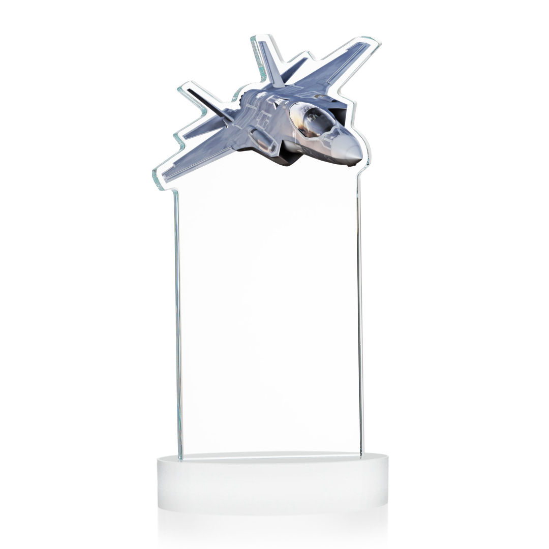 Top Gun Award on Alberton Base - White 3
