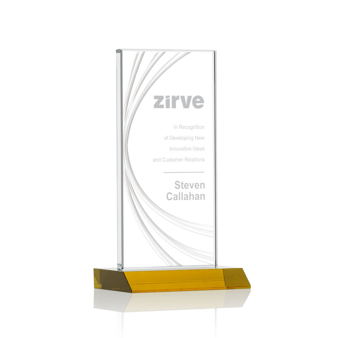 Hawkins Liquid Crystal™ Award - Amber 6
