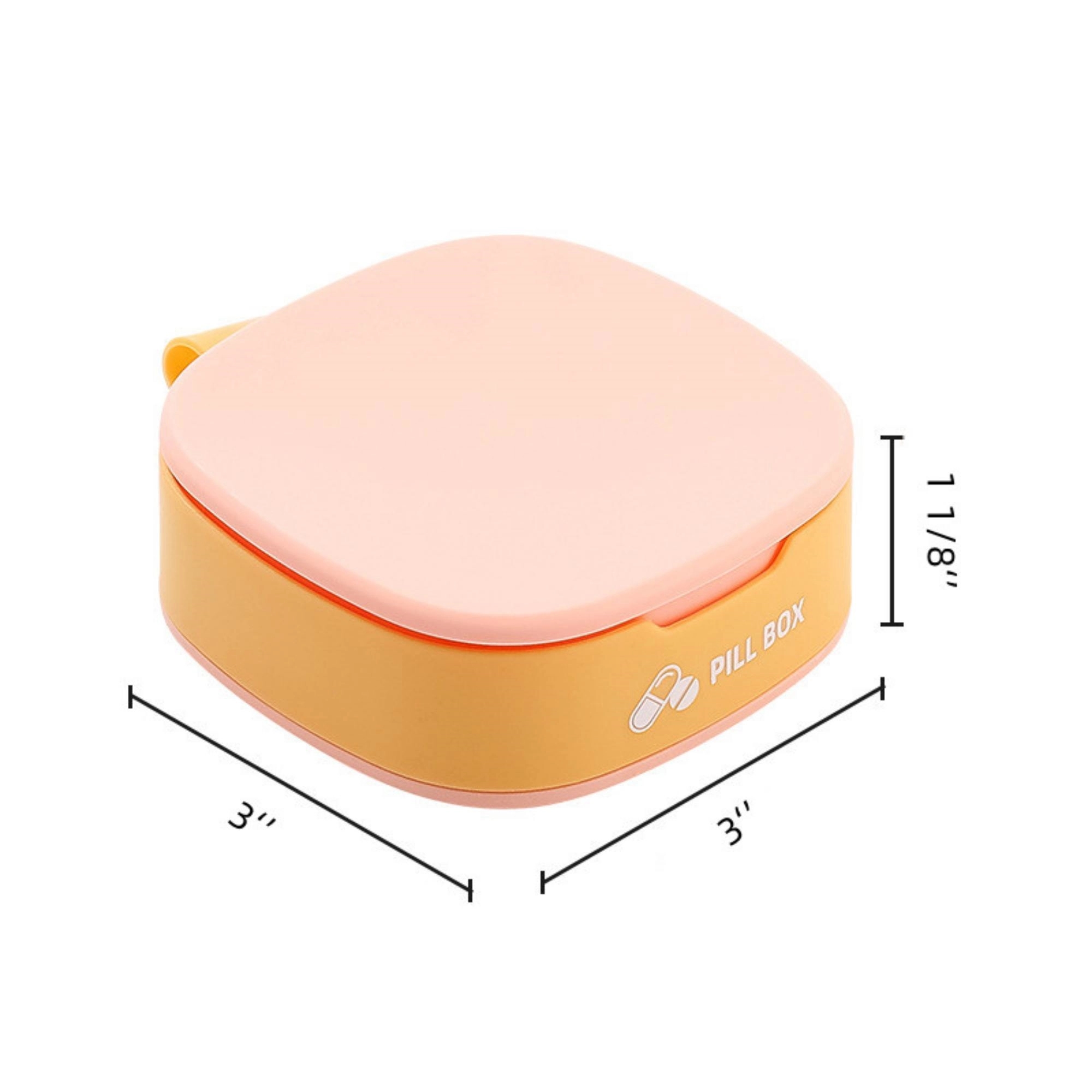 4-Compartment Silicone Pill Case 3