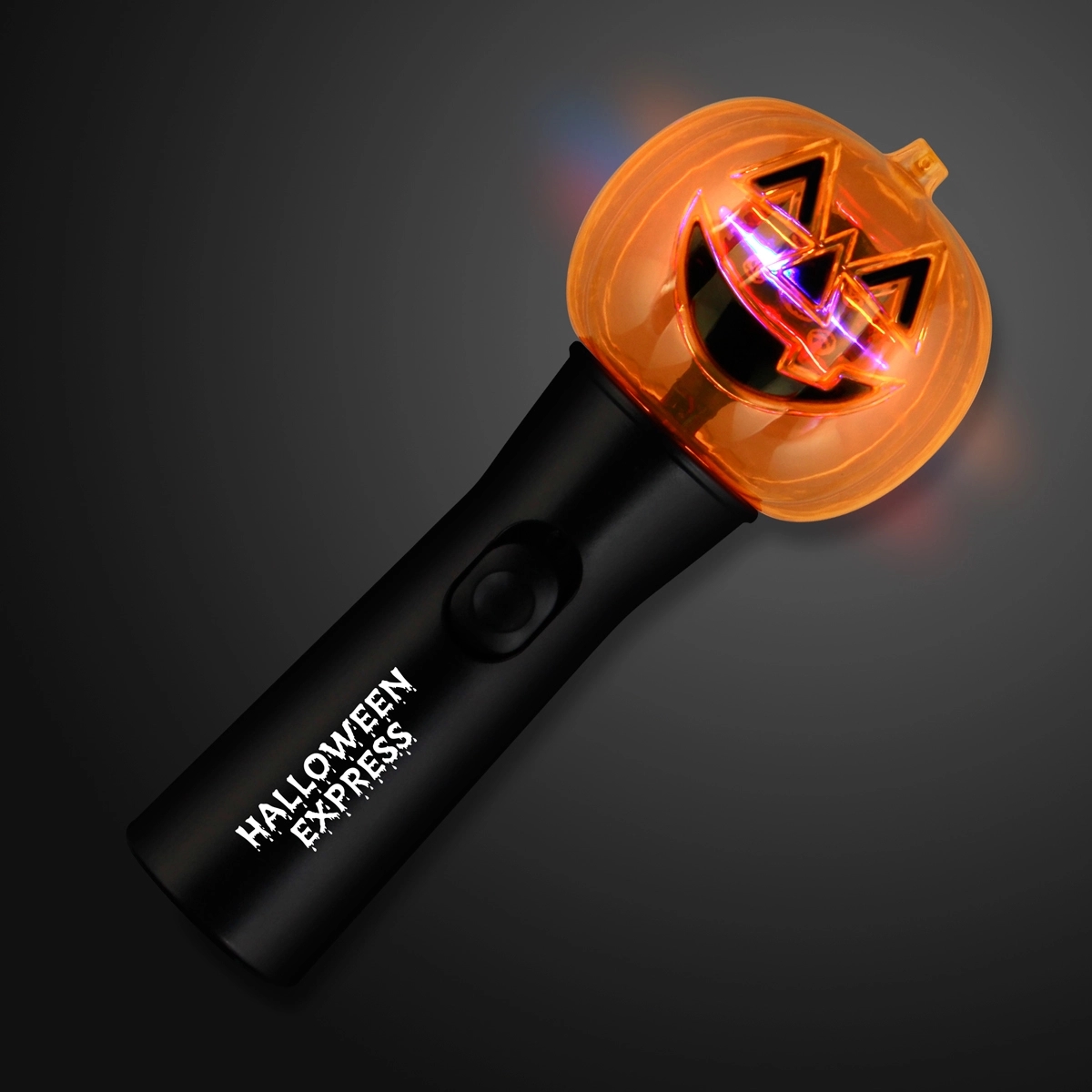 Pumpkin Fun Halloween Wand With Spinning Lights 2