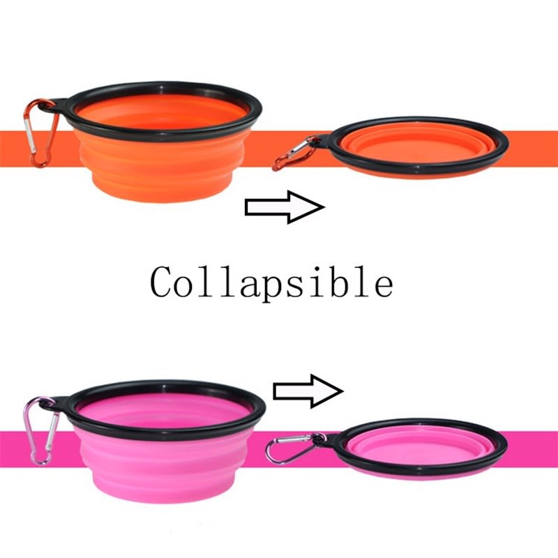 Custom Collapsible Silicone Pet Bowls 22