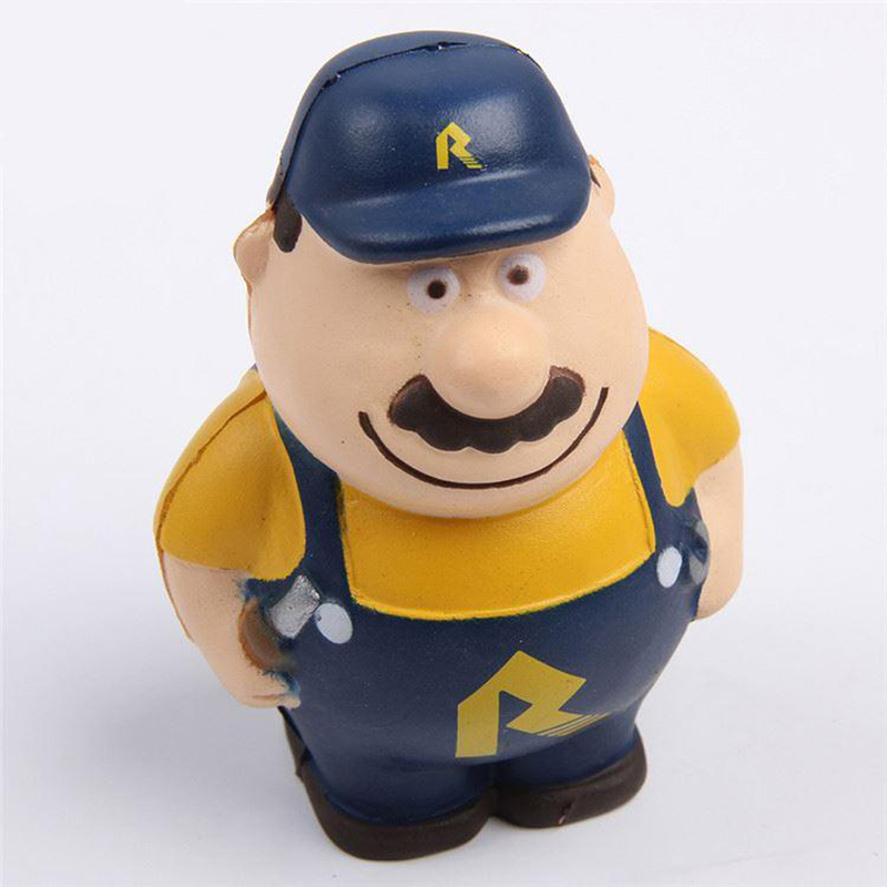 Custom Cartoon Character Squeeze Toy Stress Reliever 3