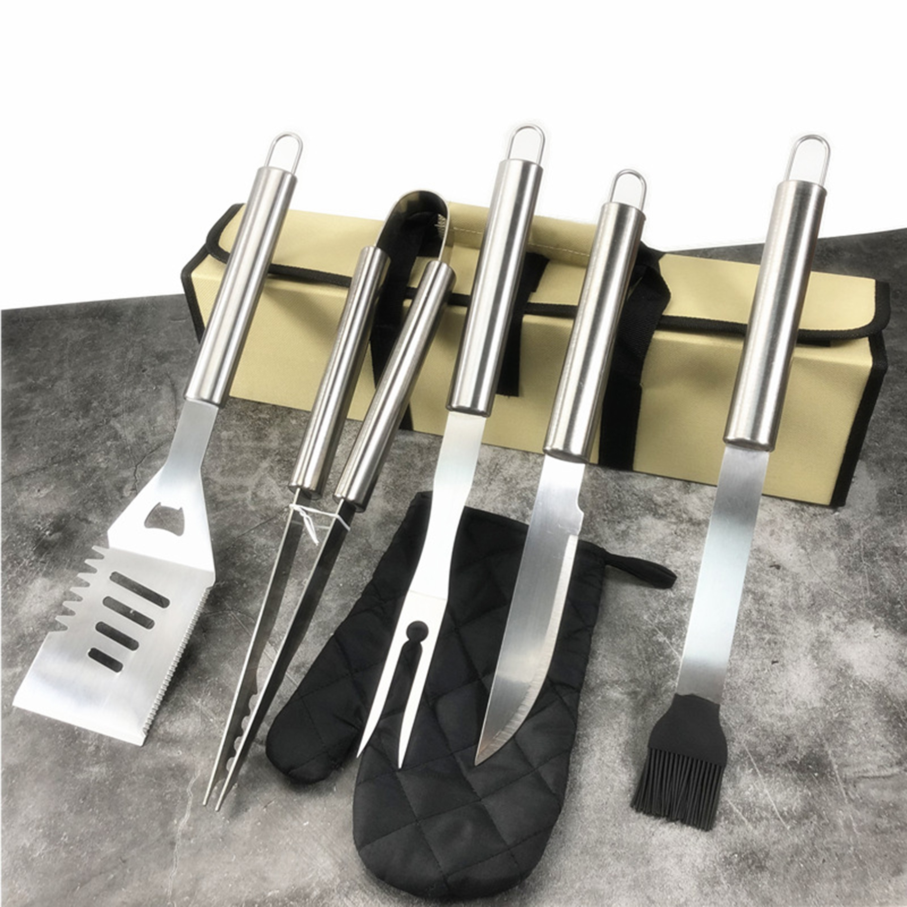 BBQ Tools 5 Pcs Set with Case 4