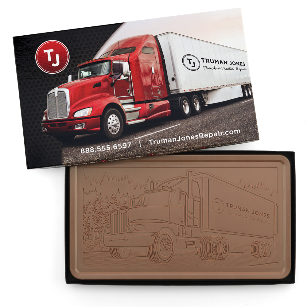 Giant 2lb. Engraved Chocolate Bar – Classic Packaging 5
