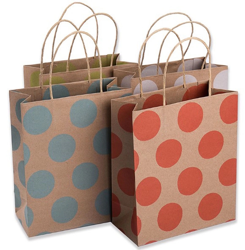 Kraft paper handle bag 2