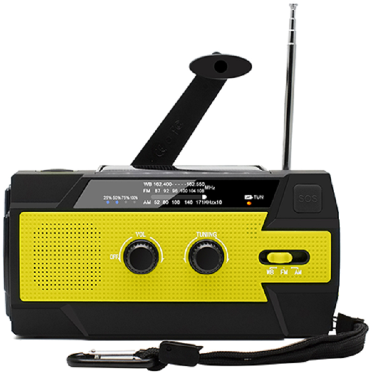 ResQ Emergency Hand Crank Radio – 4000mAh Power Bank, Solar, 1W Flashlight & Motion Sensor Lamp 26