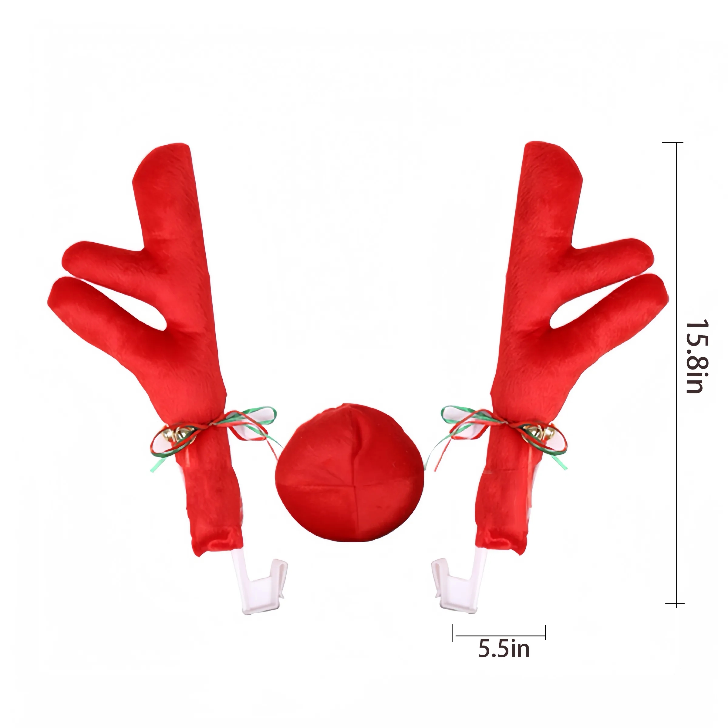 Polyester Christmas Plush Car Decorations 3